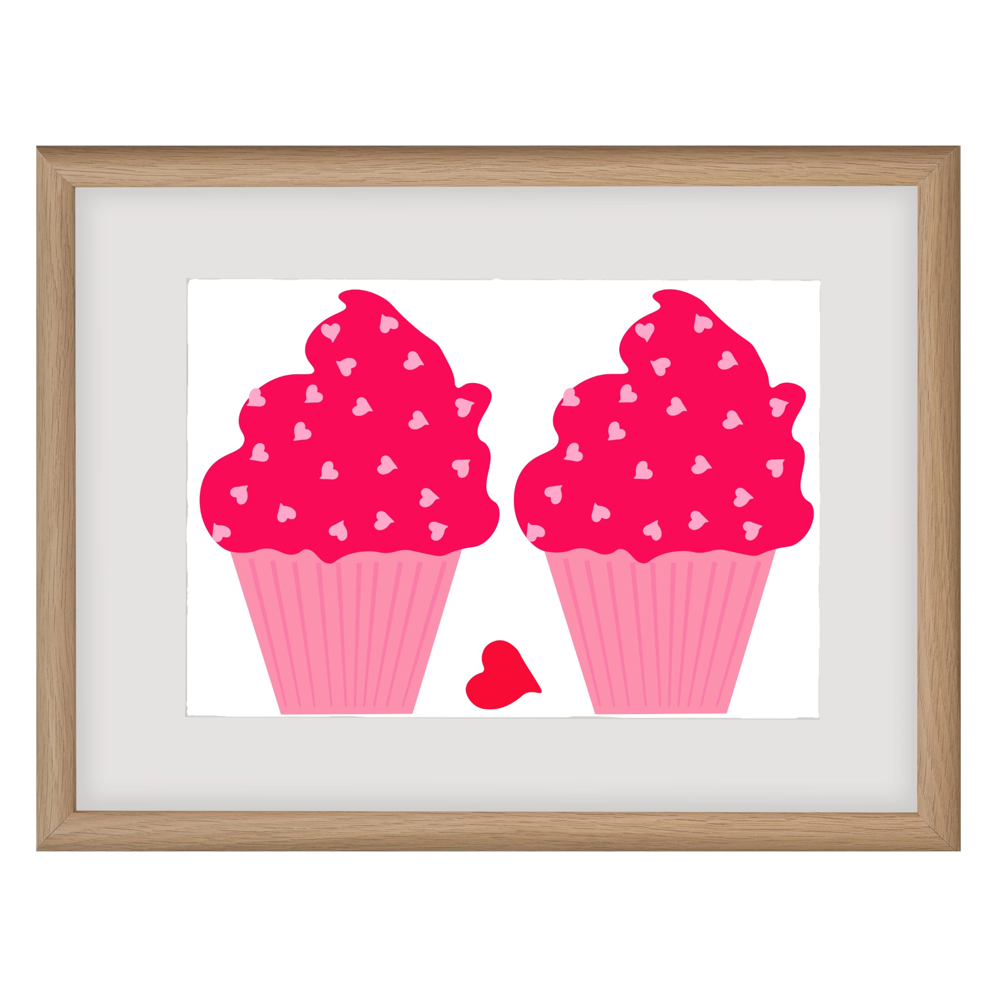 Cupcakes in love Poster