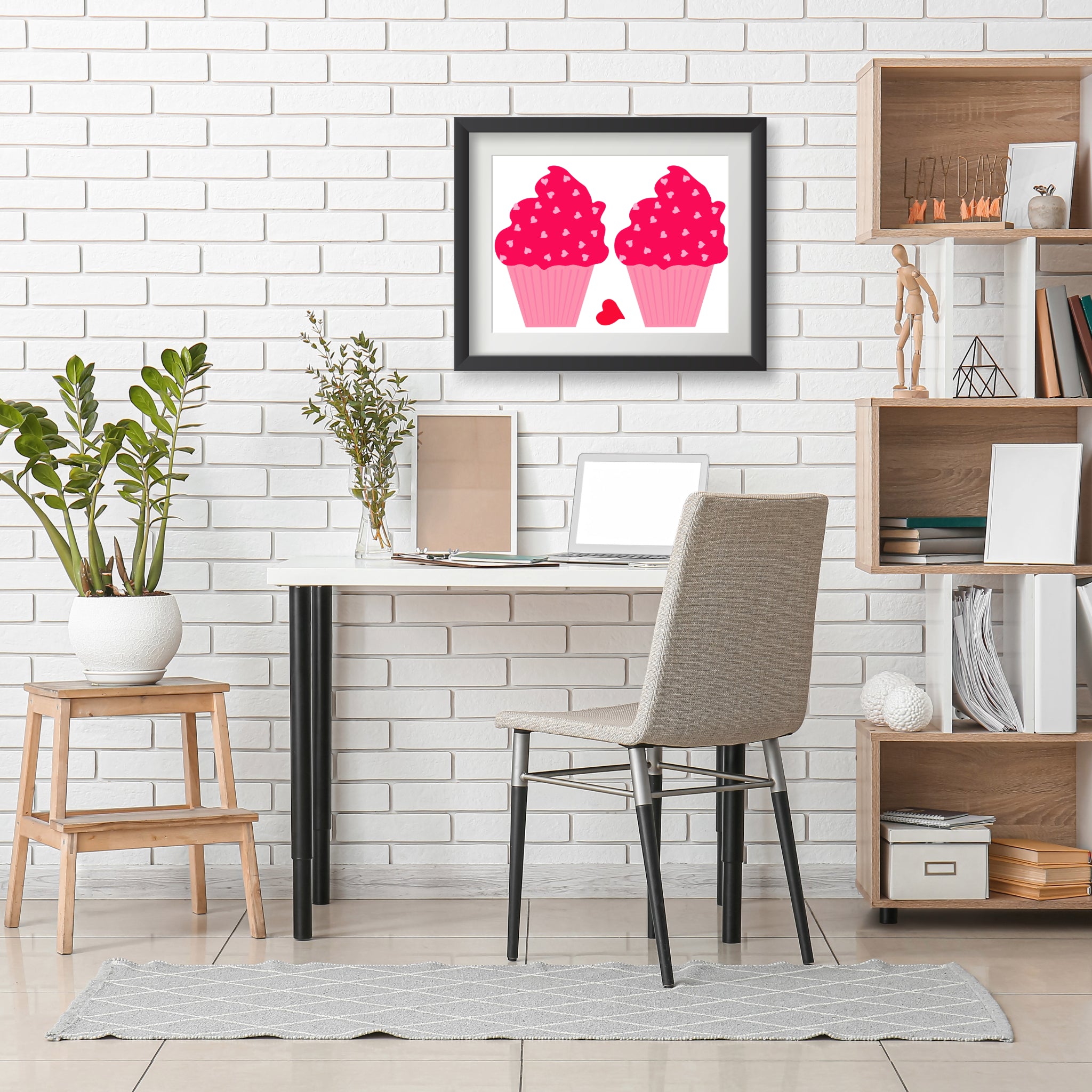 Cupcakes in love Poster