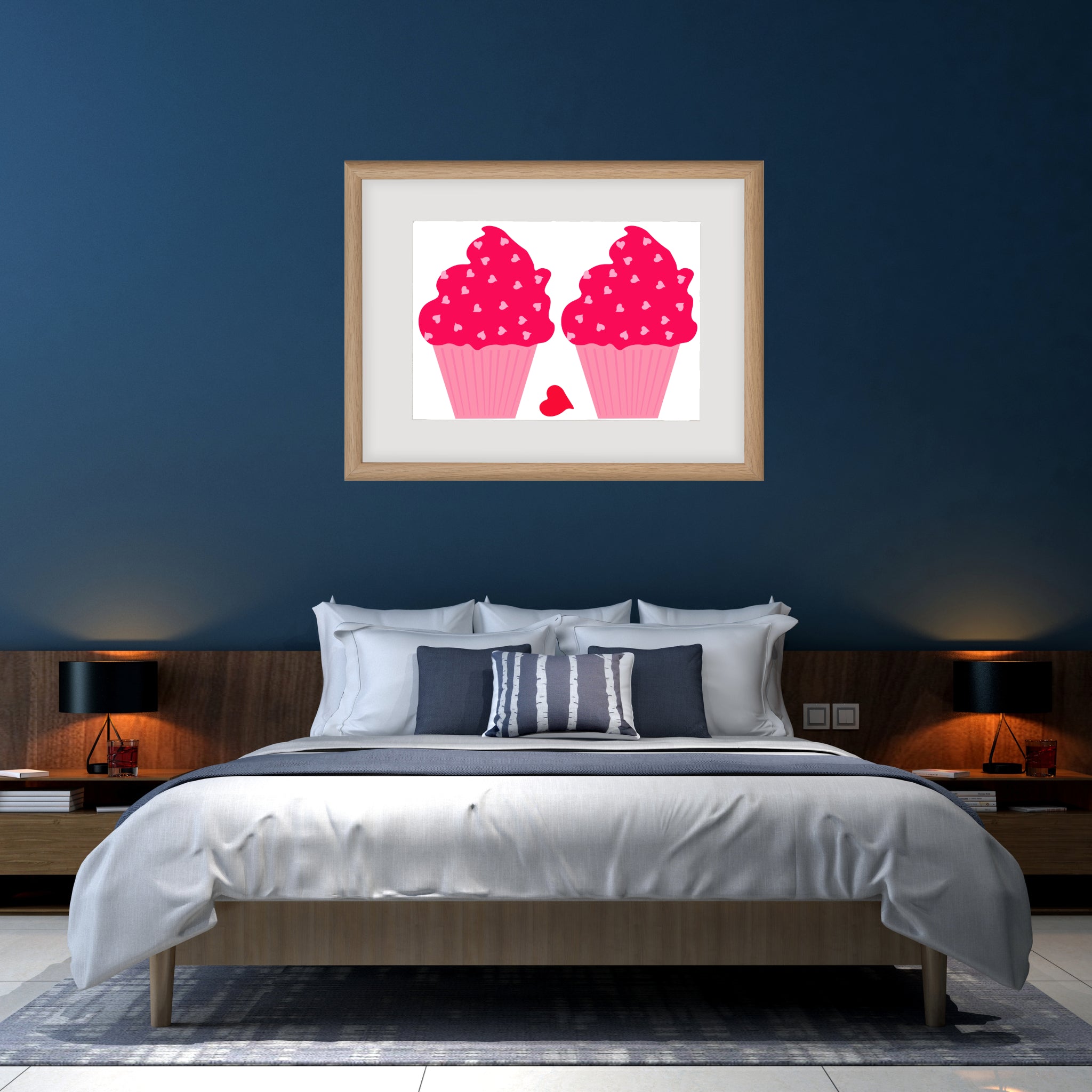 Cupcakes in love Poster