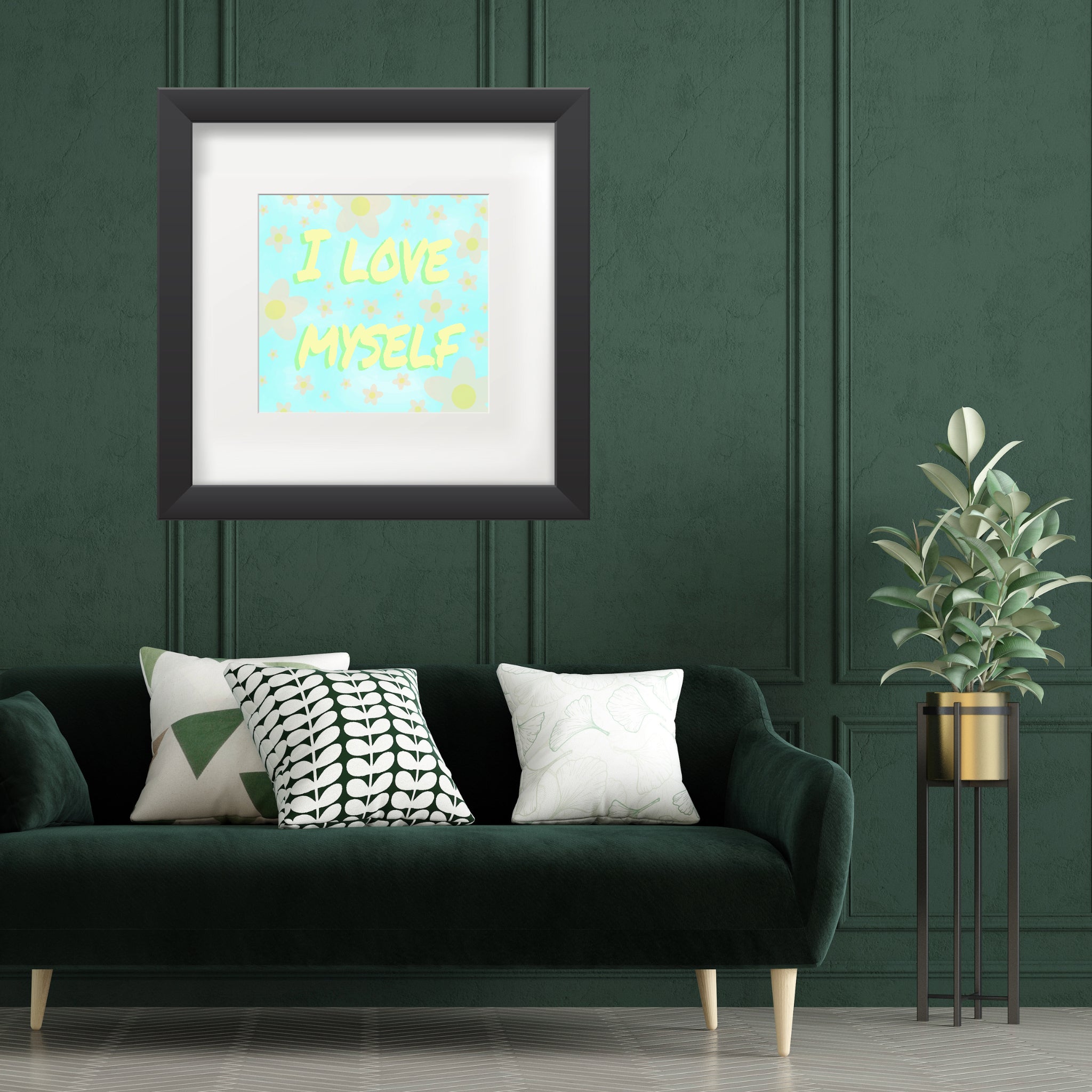 I Love Myself (Square) Poster