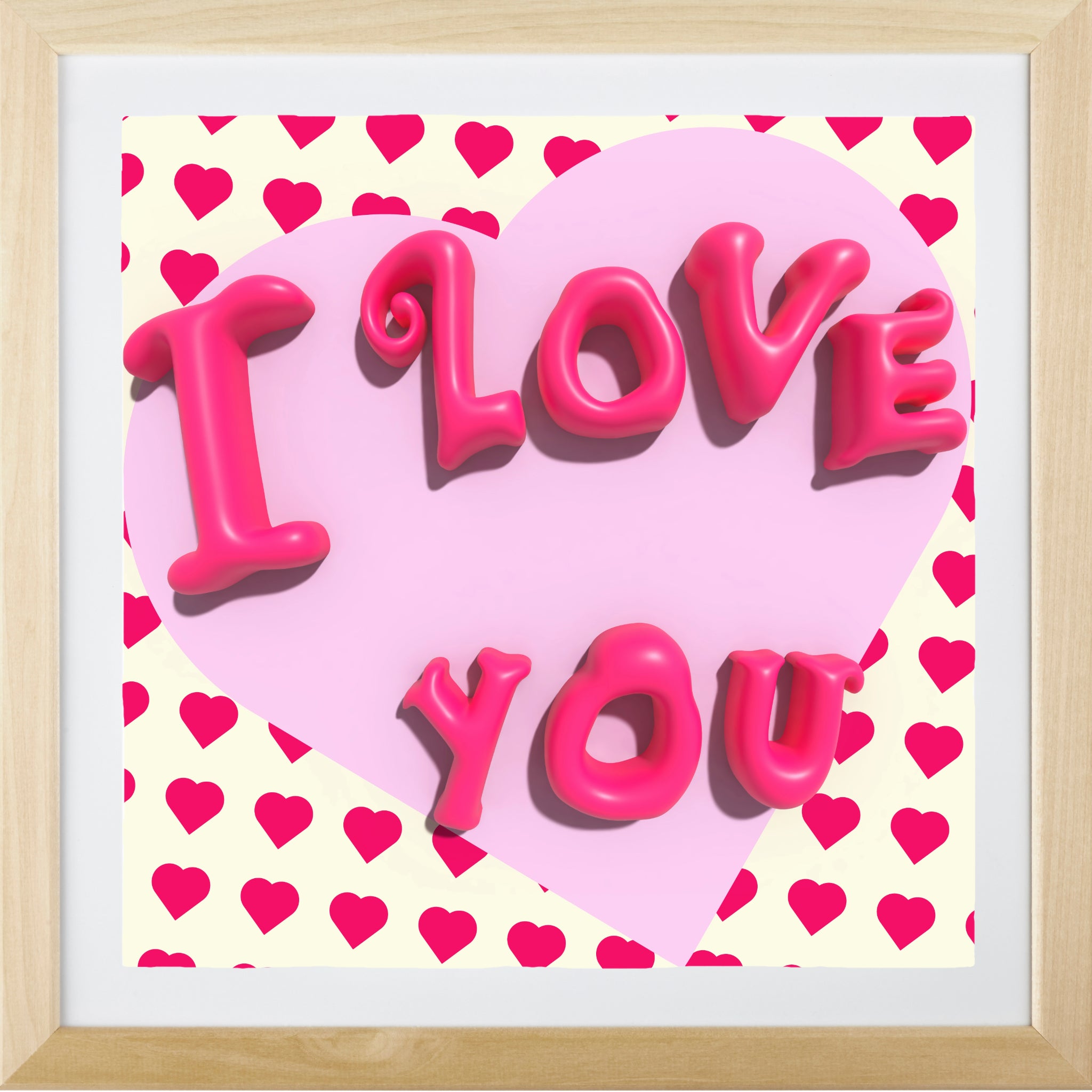 I love you heart Poster