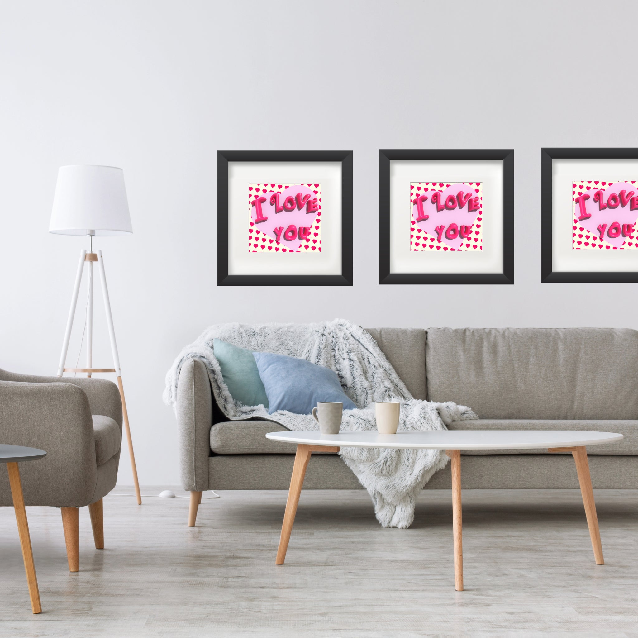 I love you heart Poster