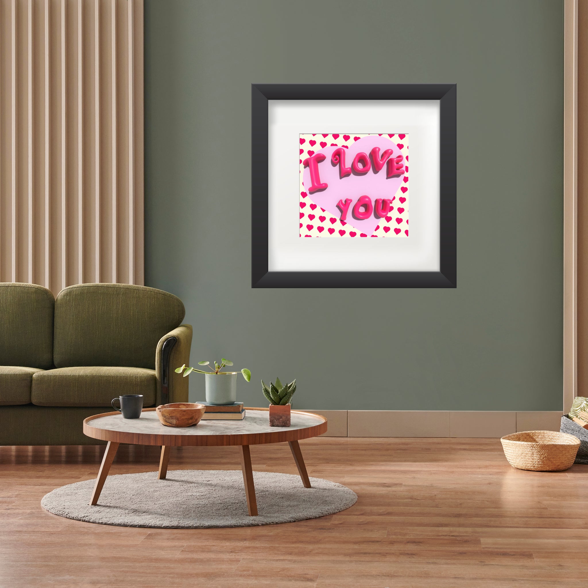 I love you heart Poster