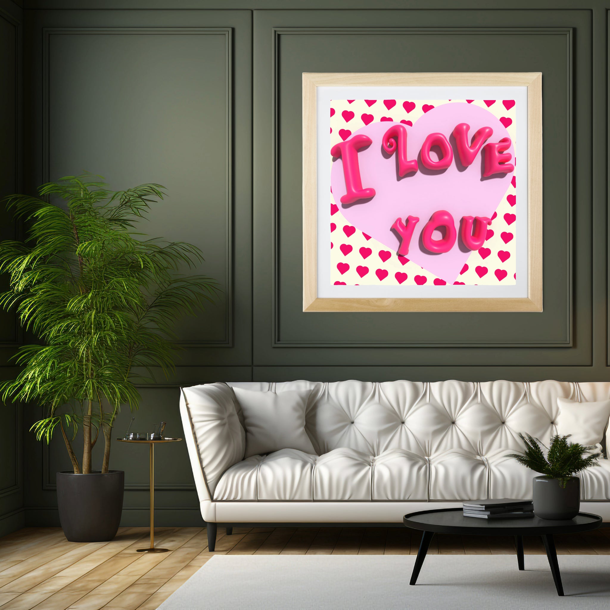 I love you heart Poster