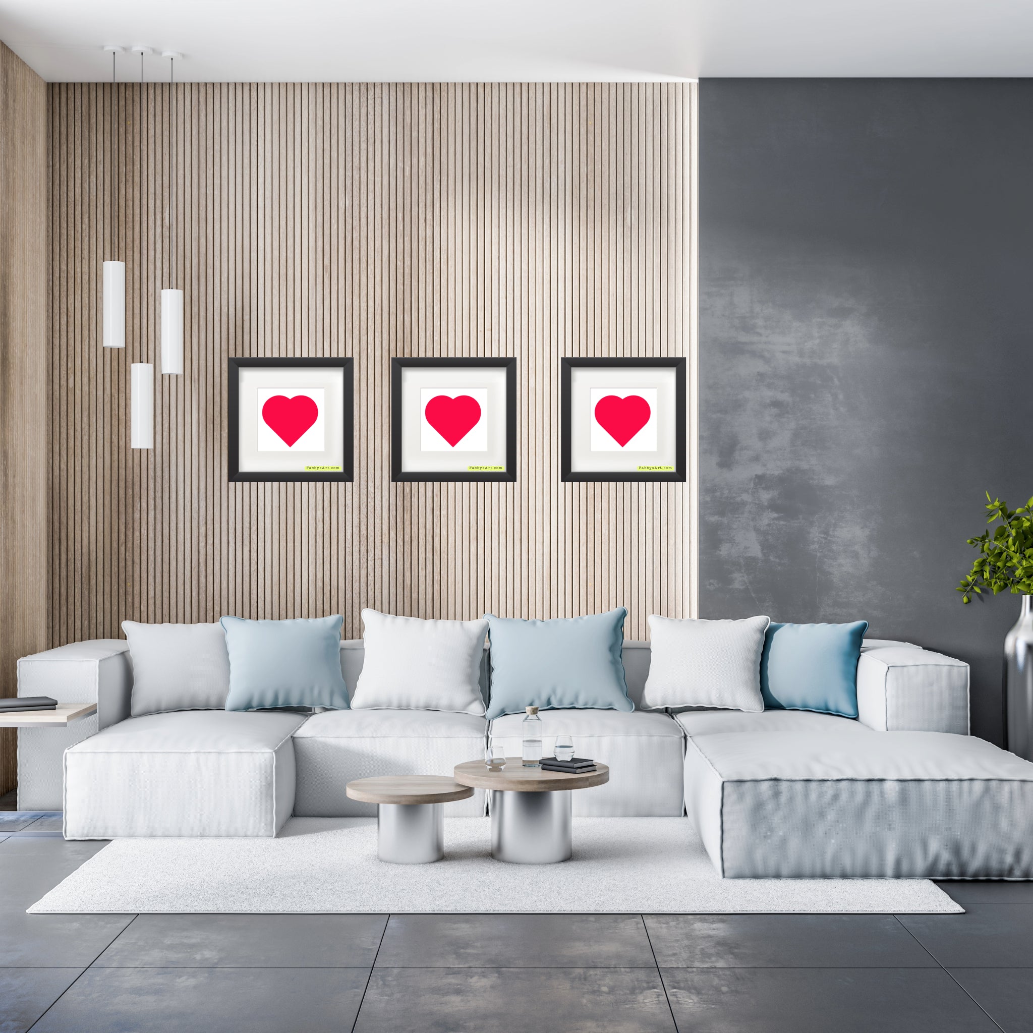 In love (passion pink heart) Poster