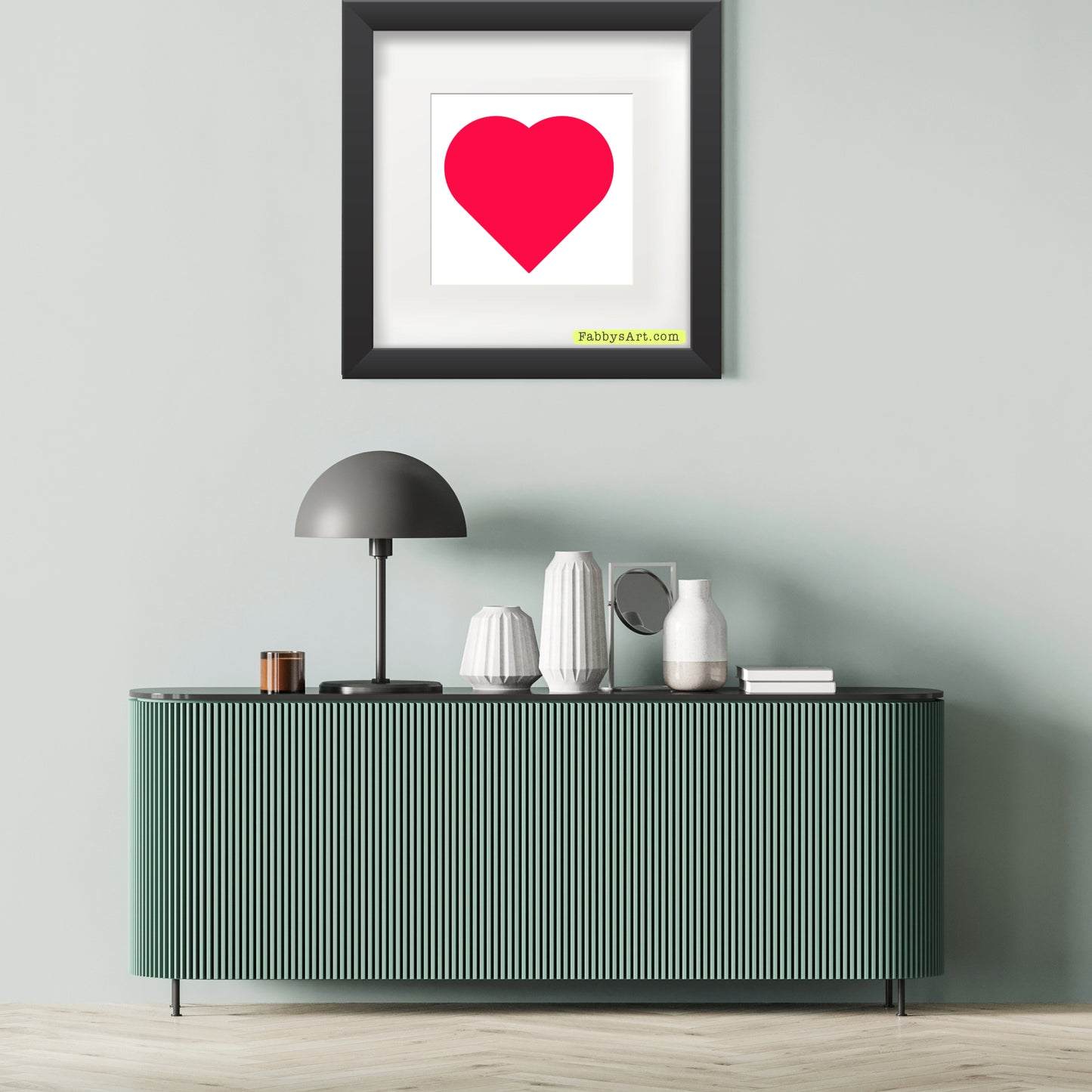 In love (passion pink heart) Poster