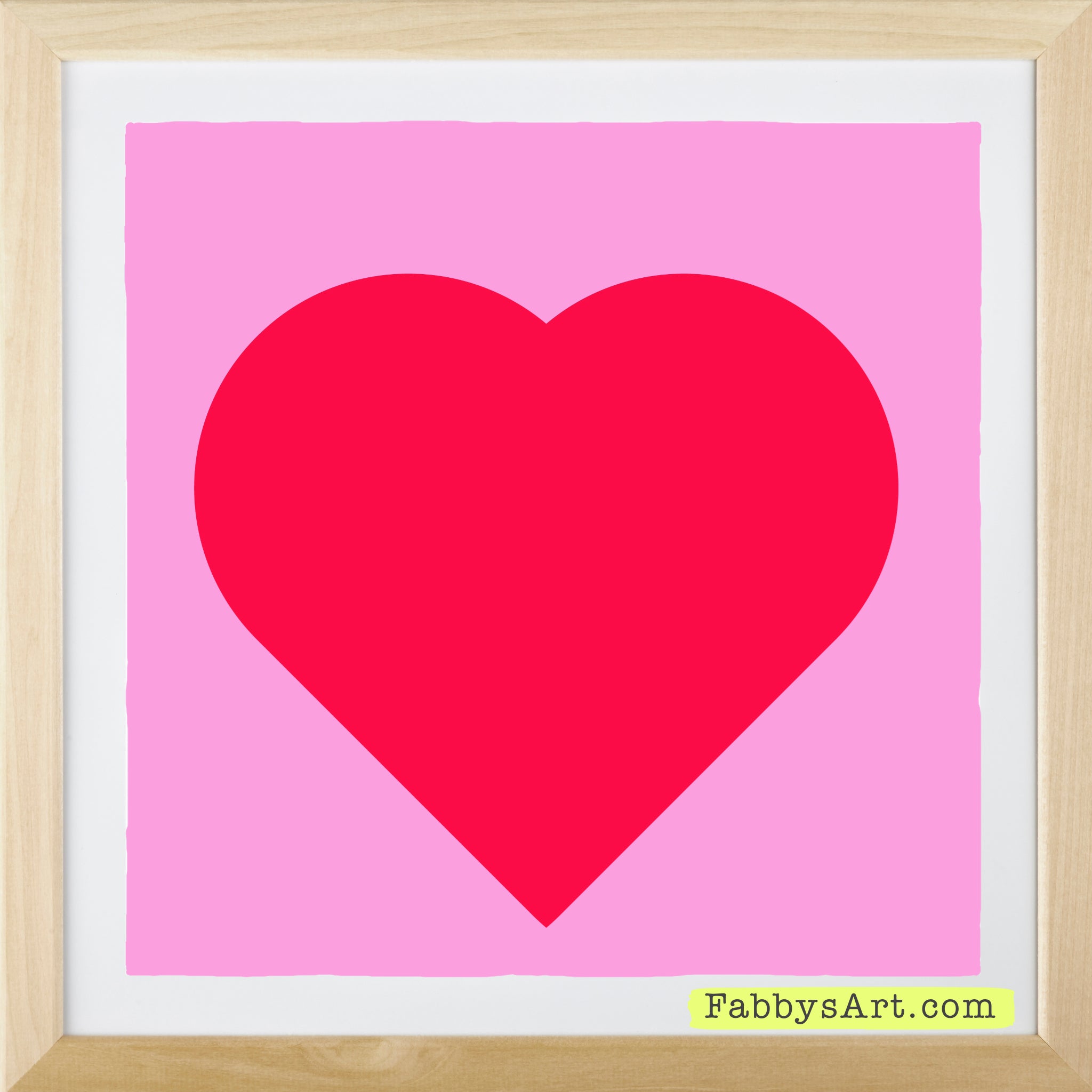In love (passion pink heart and pink life) Poster