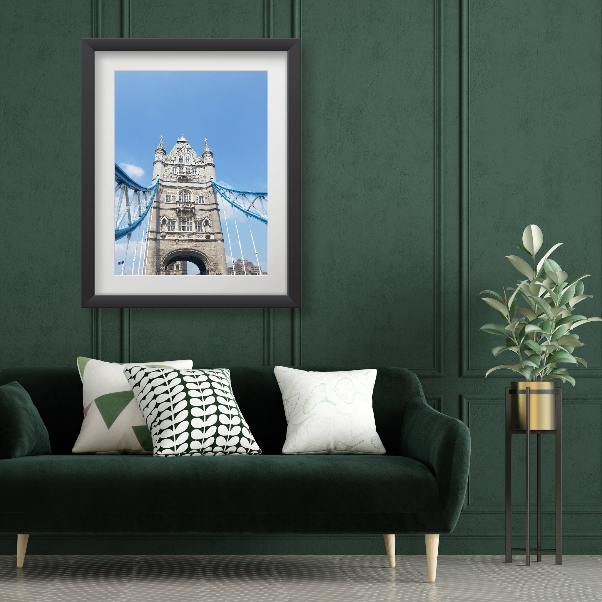 London bridge looking up, Poster