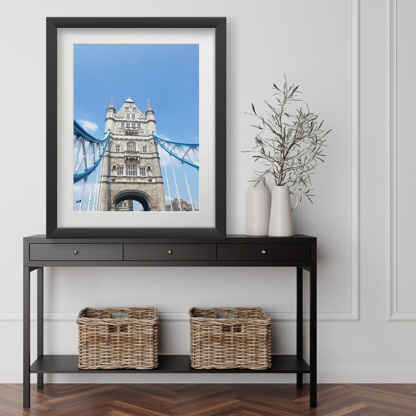 London bridge looking up, Poster