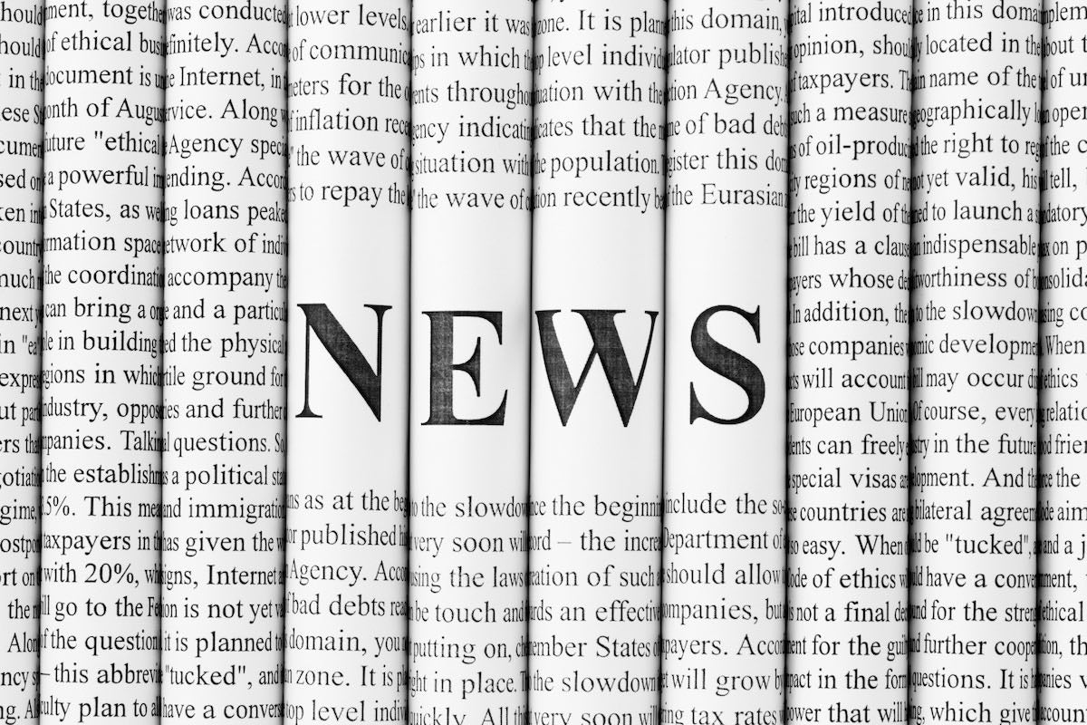 News text on newspapers for Fabbys Art store