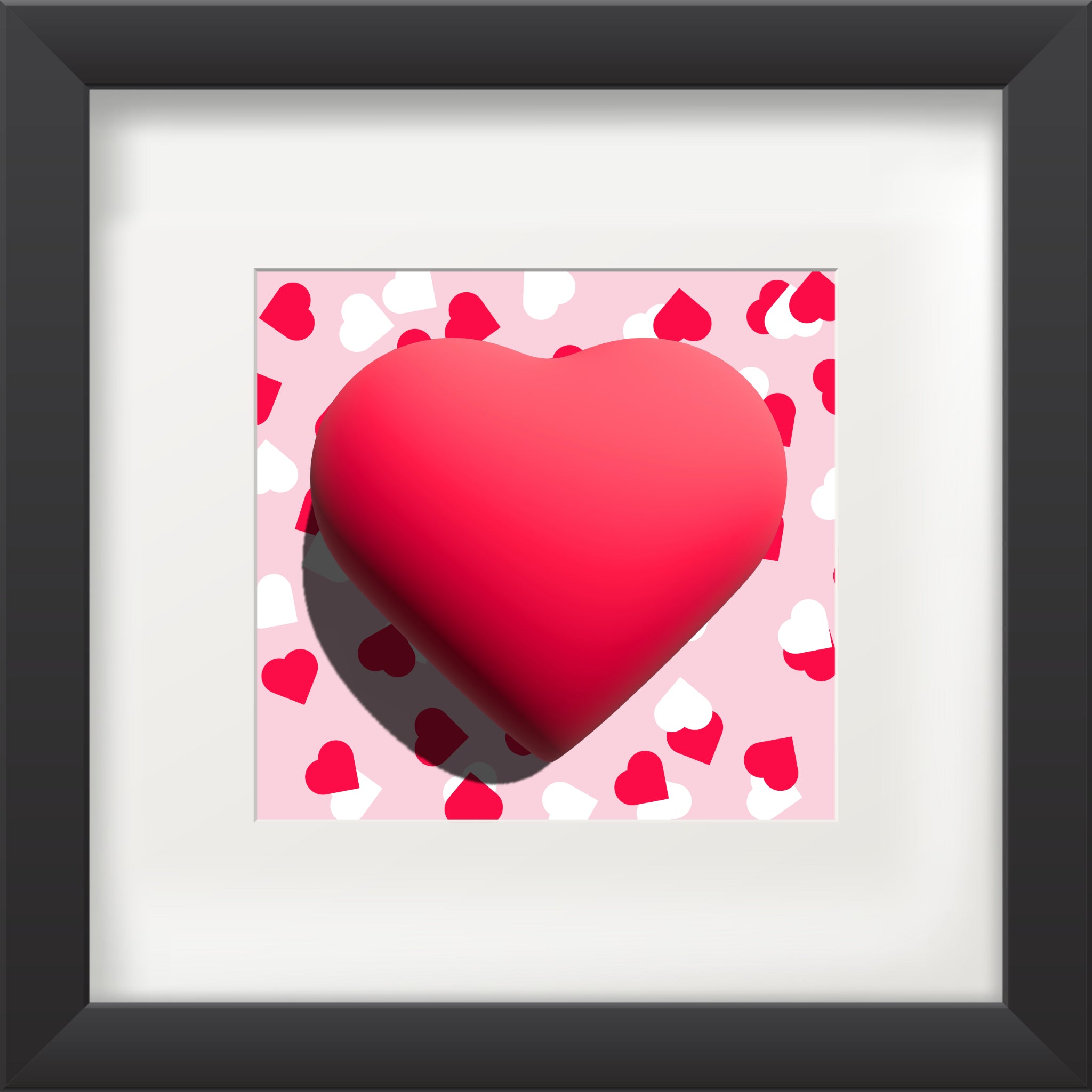 Valentines heart for love Poster