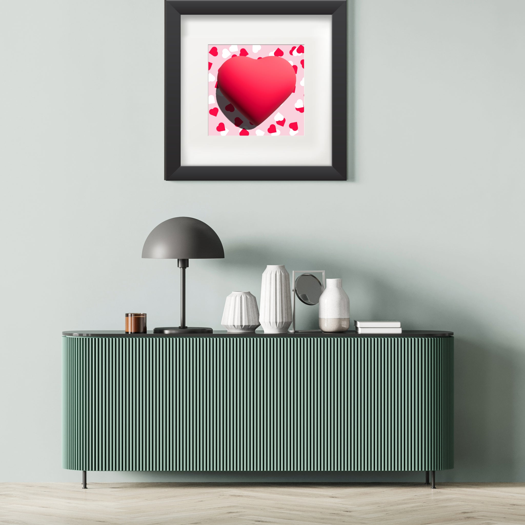 Valentines heart for love Poster