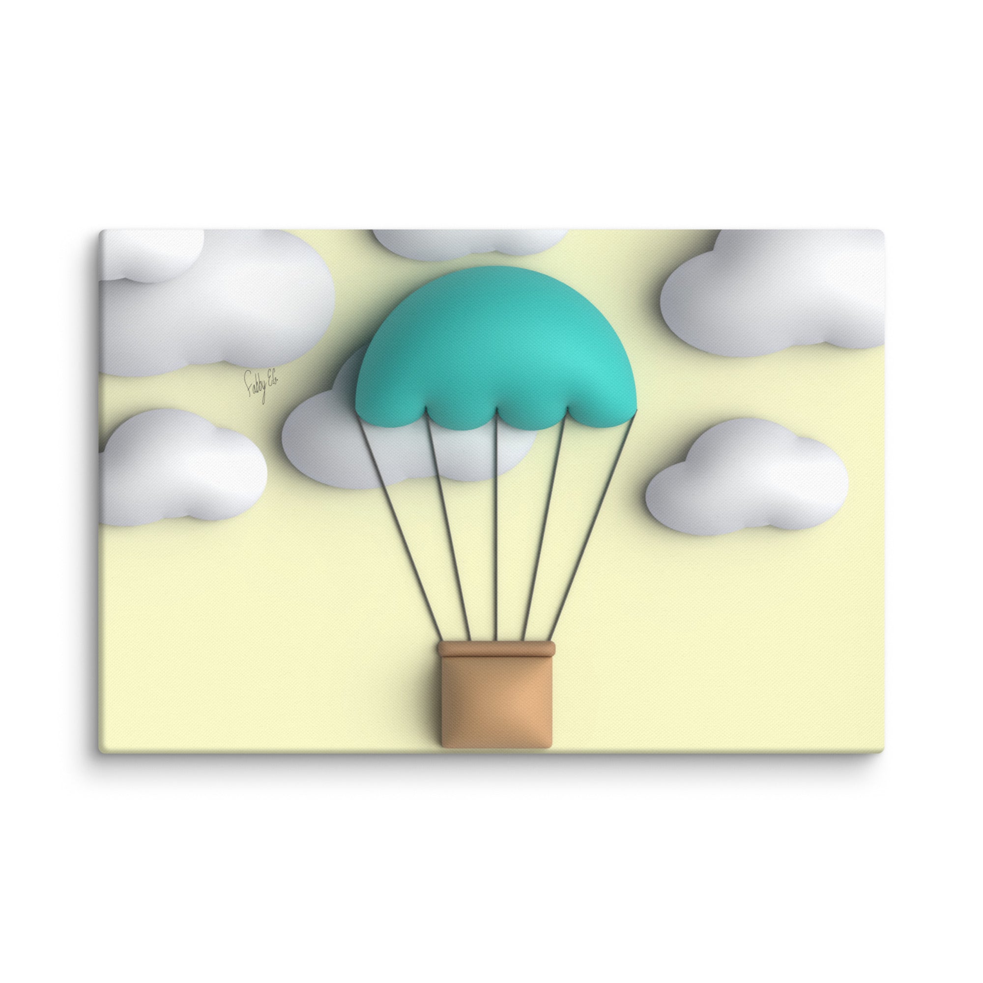 Air ballon canvas print