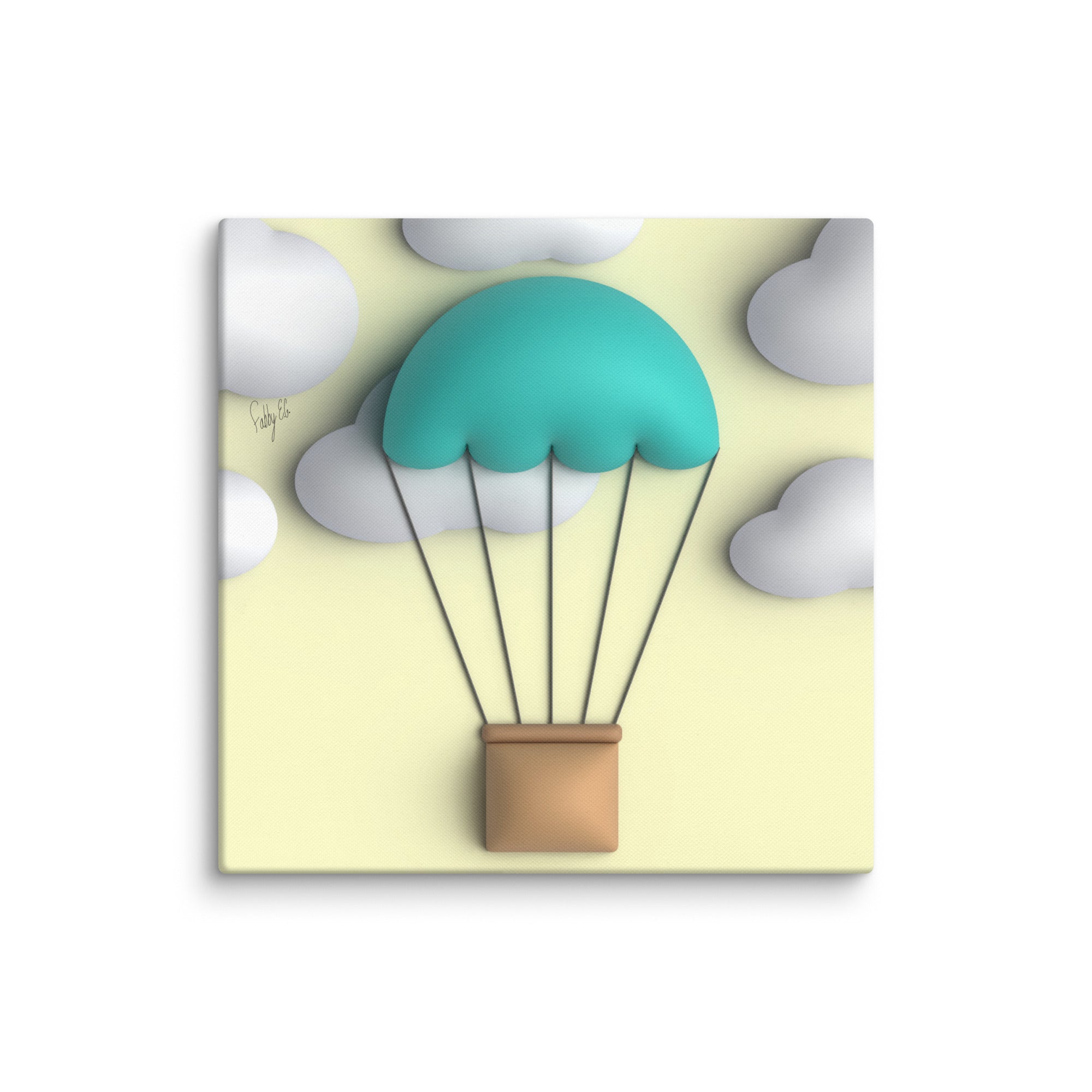 Air ballon canvas print