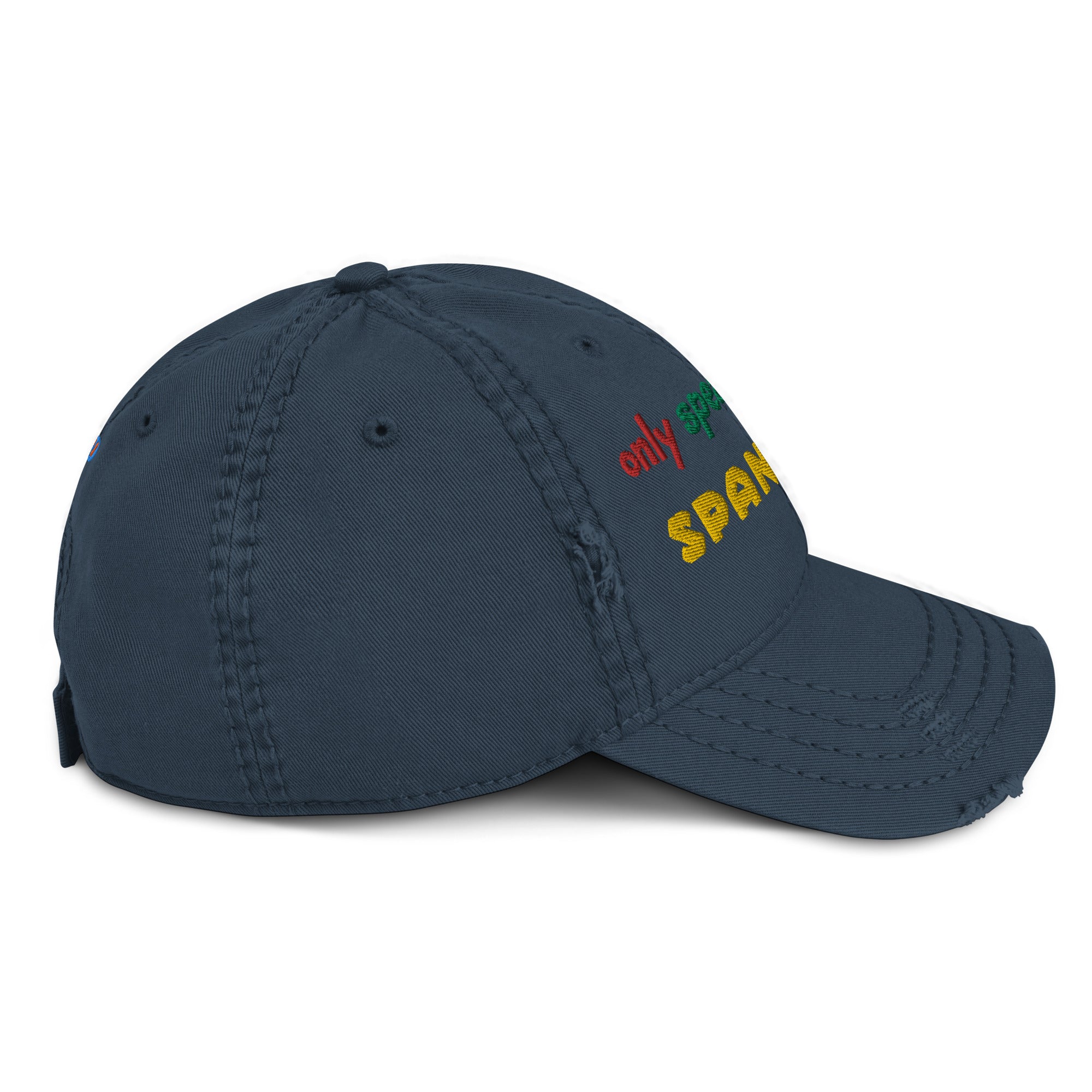 Only Speako Spanglish, embroidery Distressed hat
