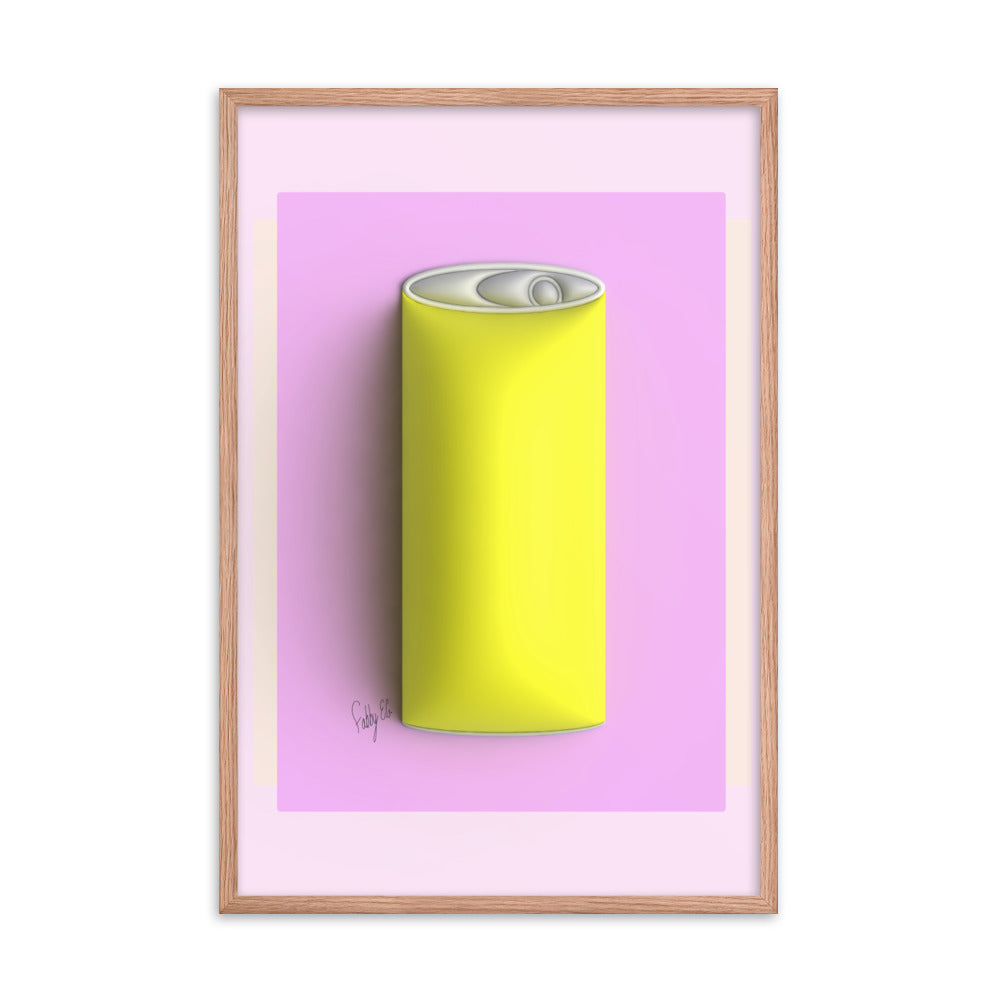 Fun soda 3D framed poster