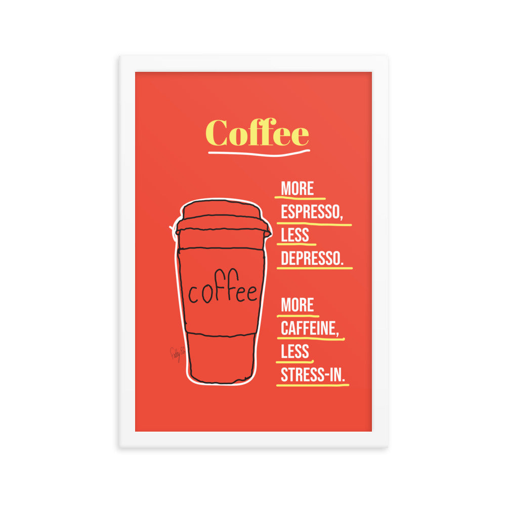 More espresso Framed poster