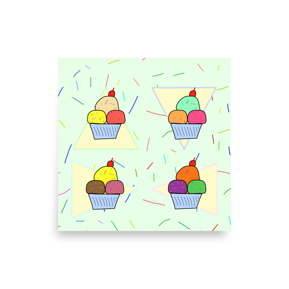 Ice Cream Time Poster