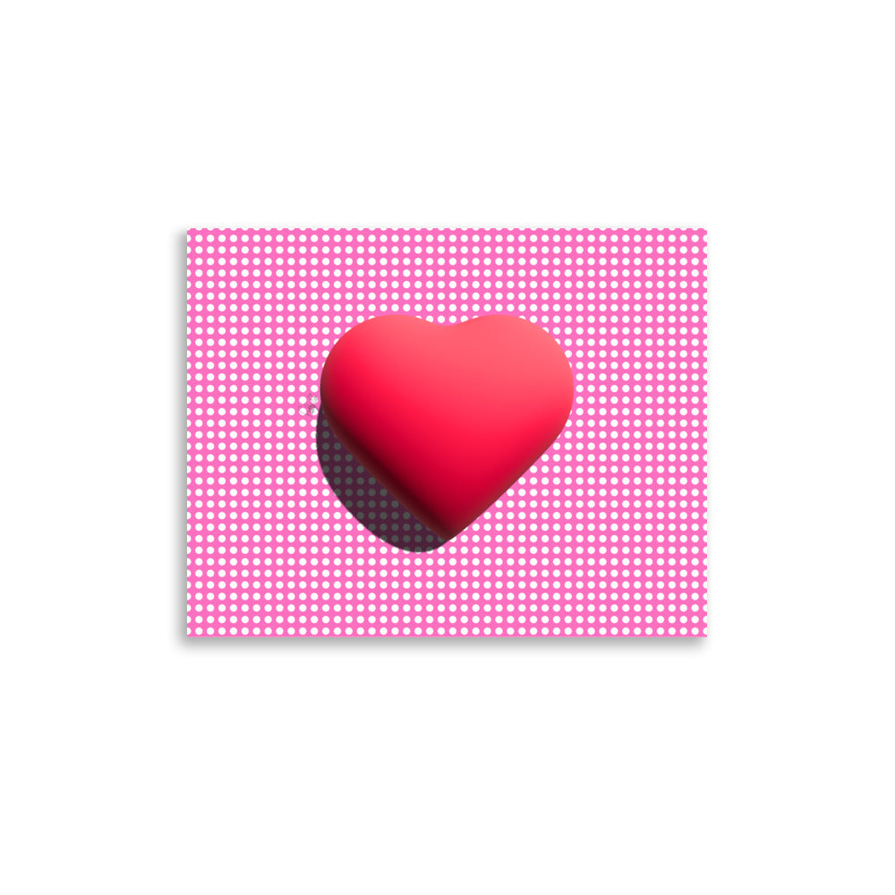 Shining heart for love Poster