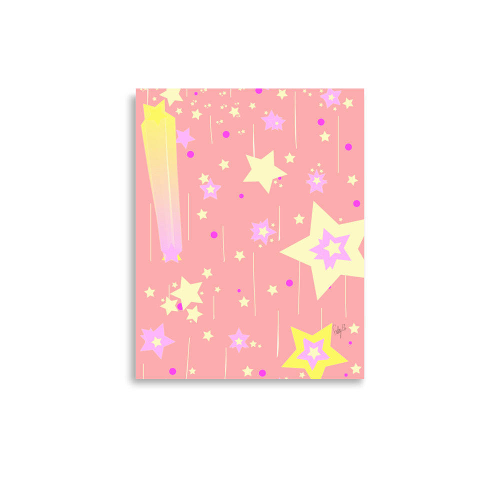 Yellow Stars Poster