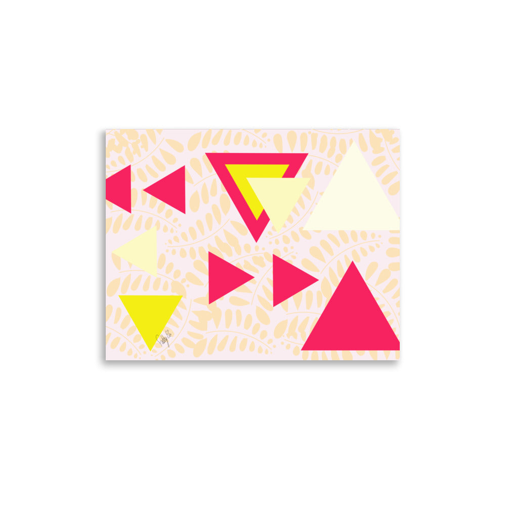Triangular petals Poster