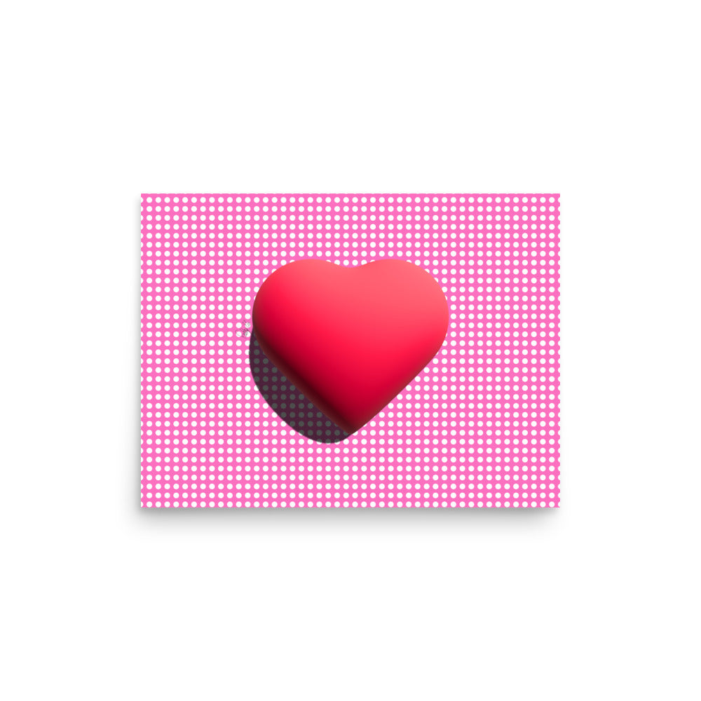 Shining heart for love Poster