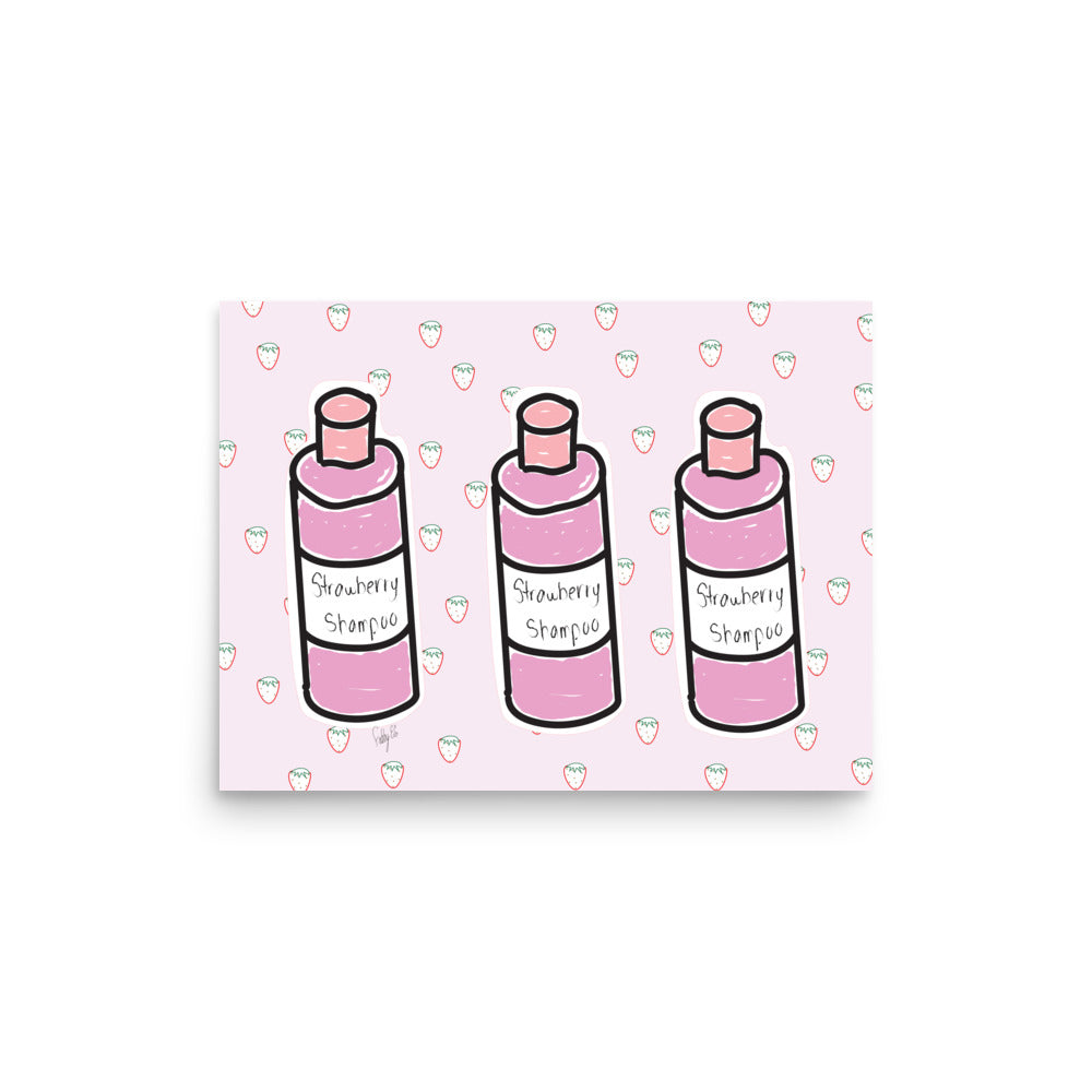 Strawberry Shampoo Poster