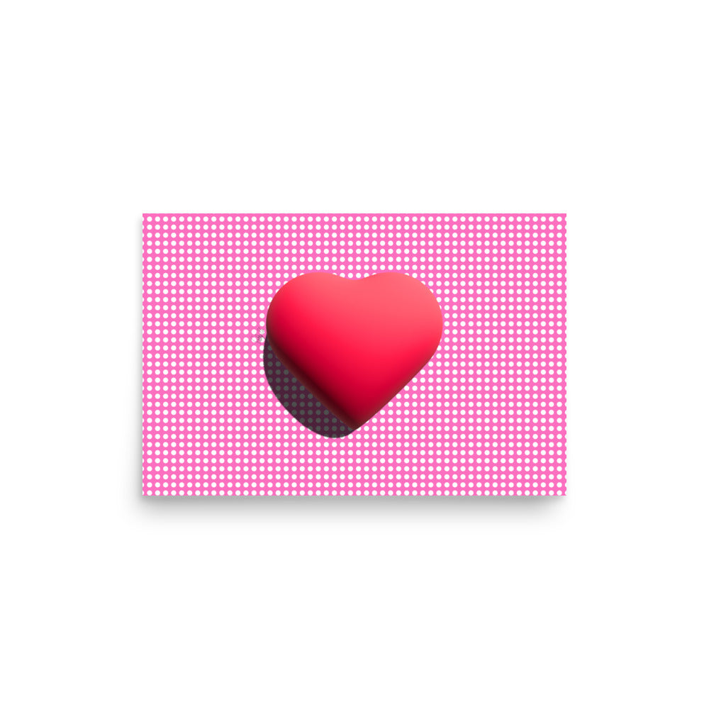 Shining heart for love Poster