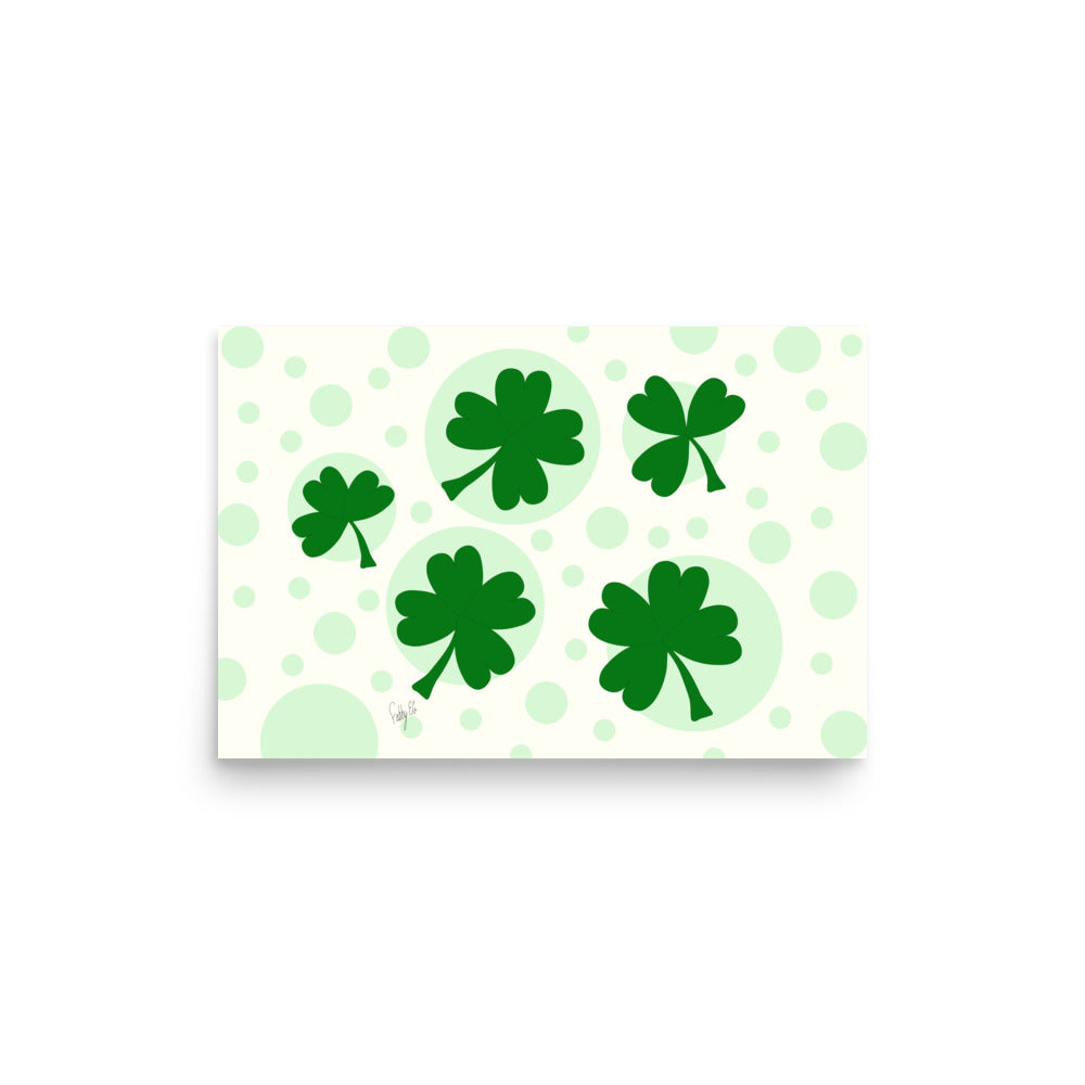 Patrick’s day in luck Poster