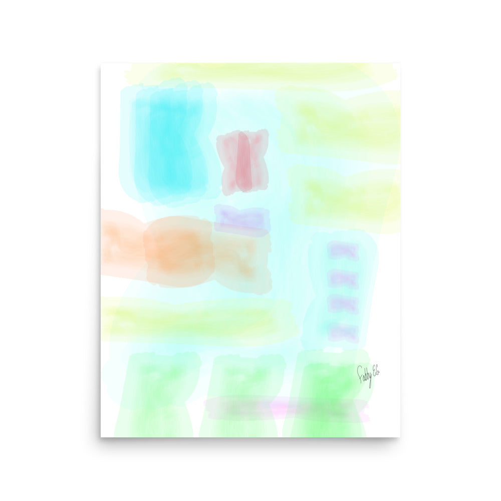Watercolor Abstract Poster