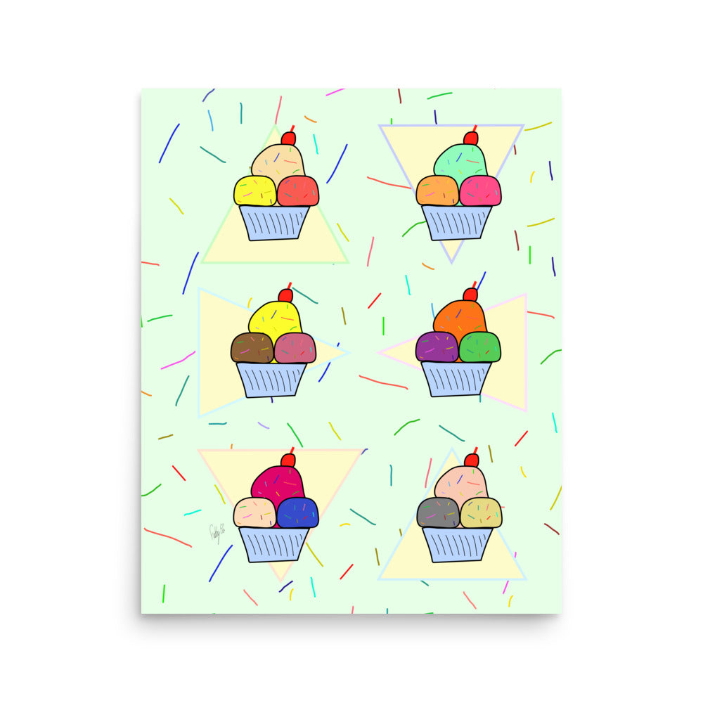 Ice Cream Time Poster