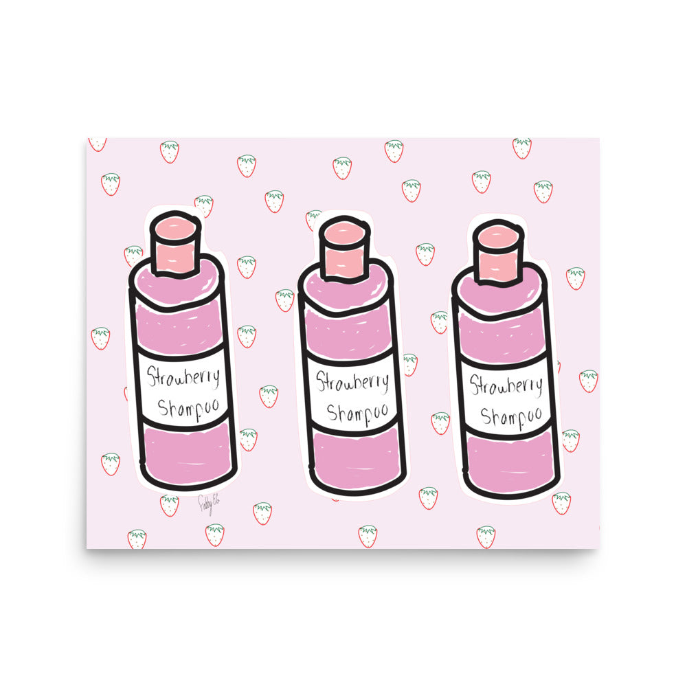 Strawberry Shampoo Poster