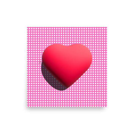 Shining heart for love Poster
