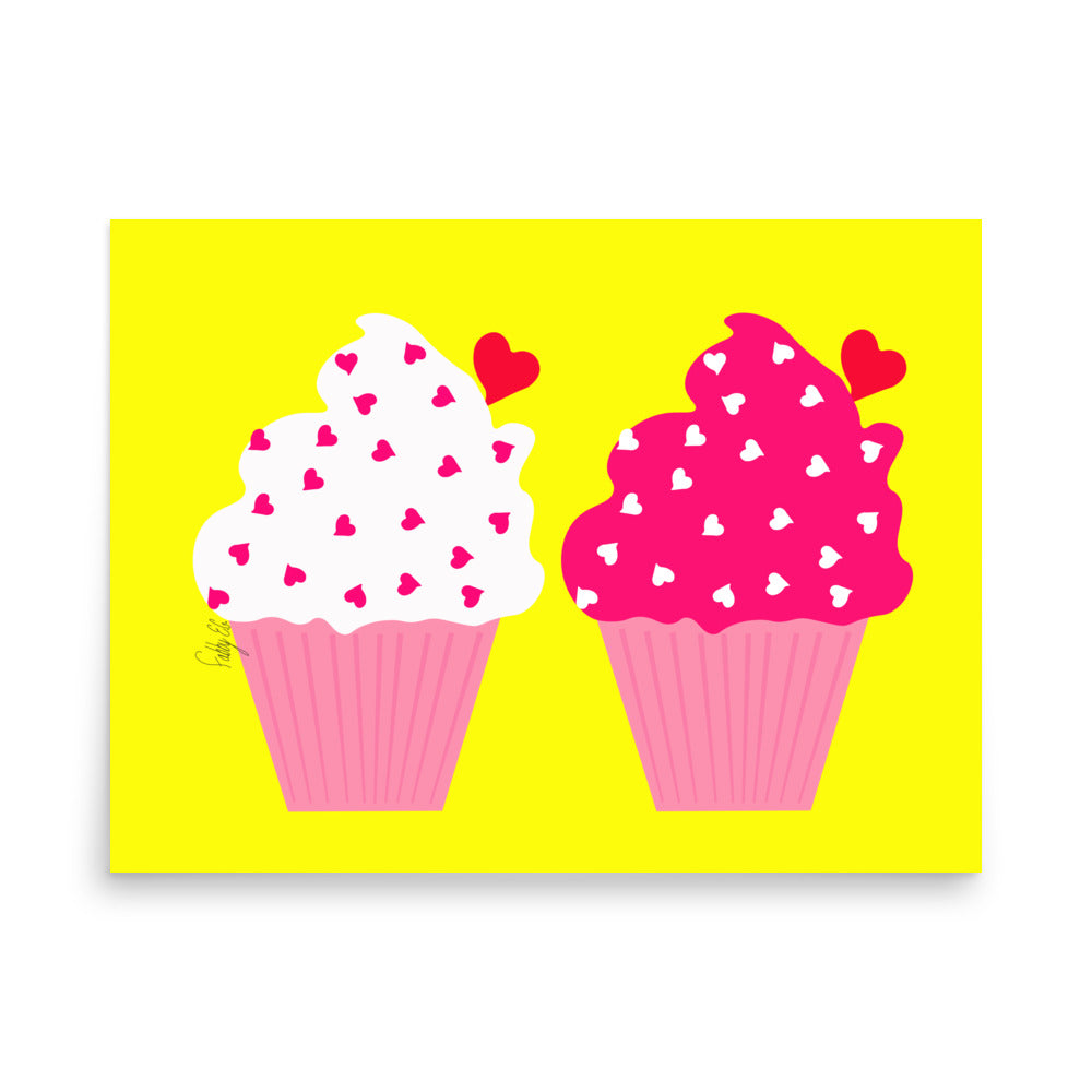 Cupcake love Poster