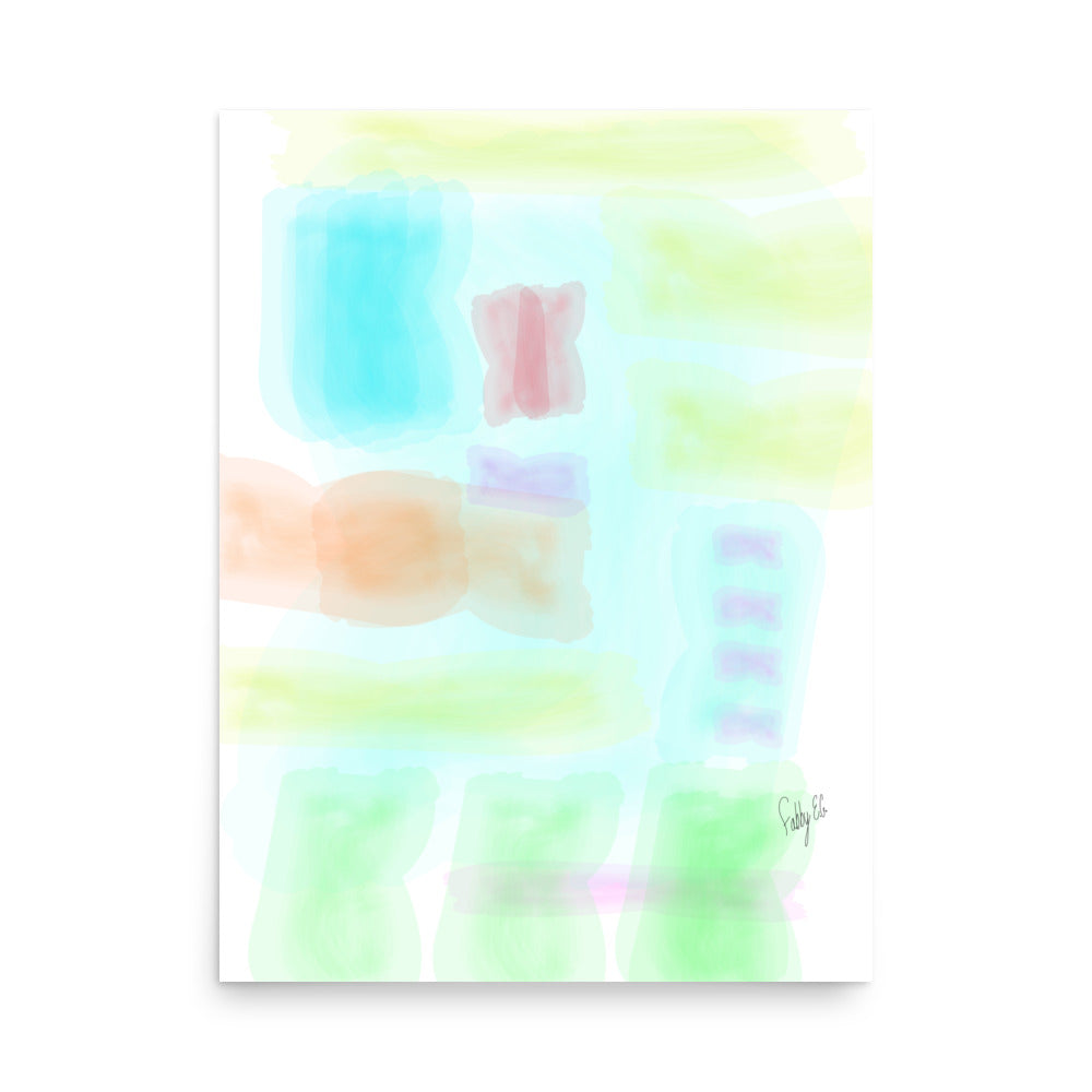 Watercolor Abstract Poster