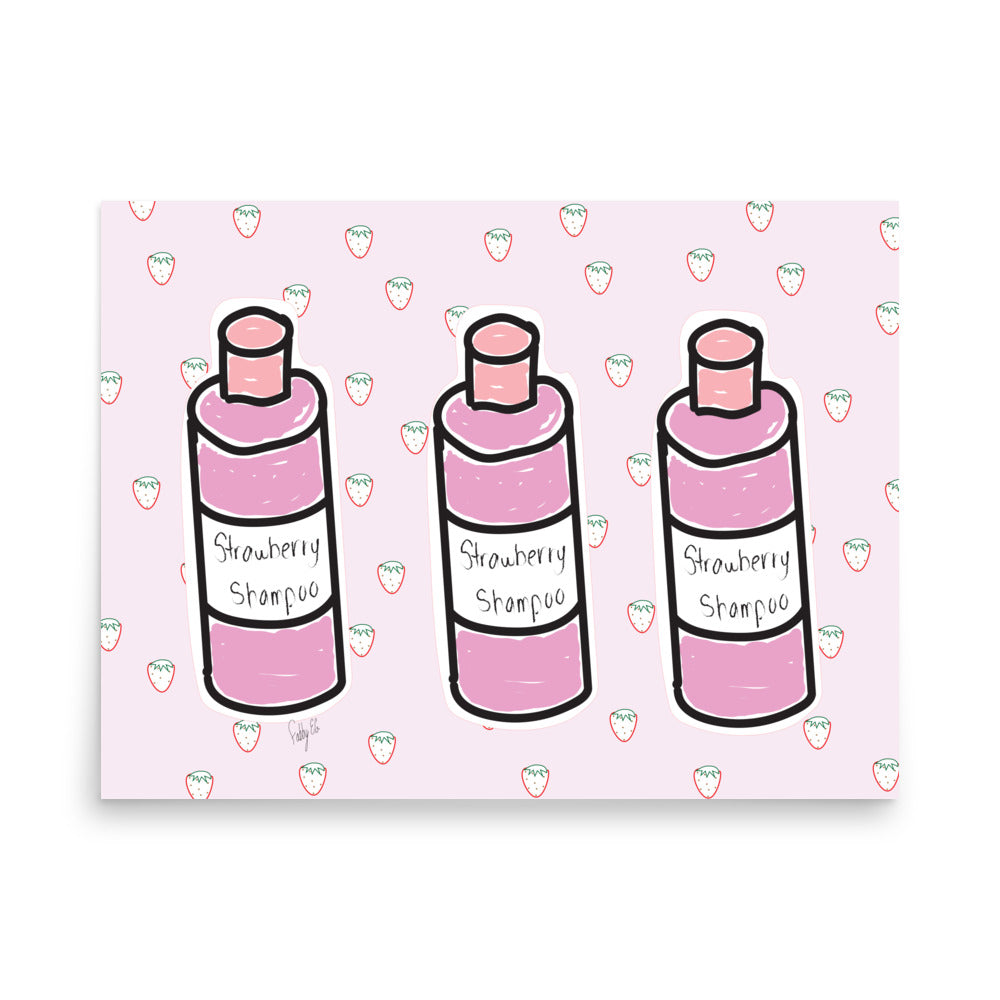 Strawberry Shampoo Poster