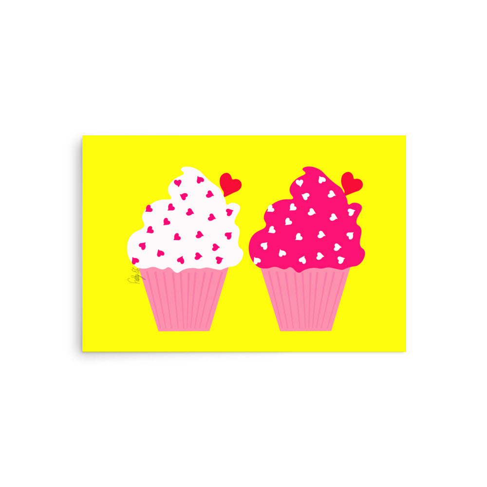 Cupcake love Poster