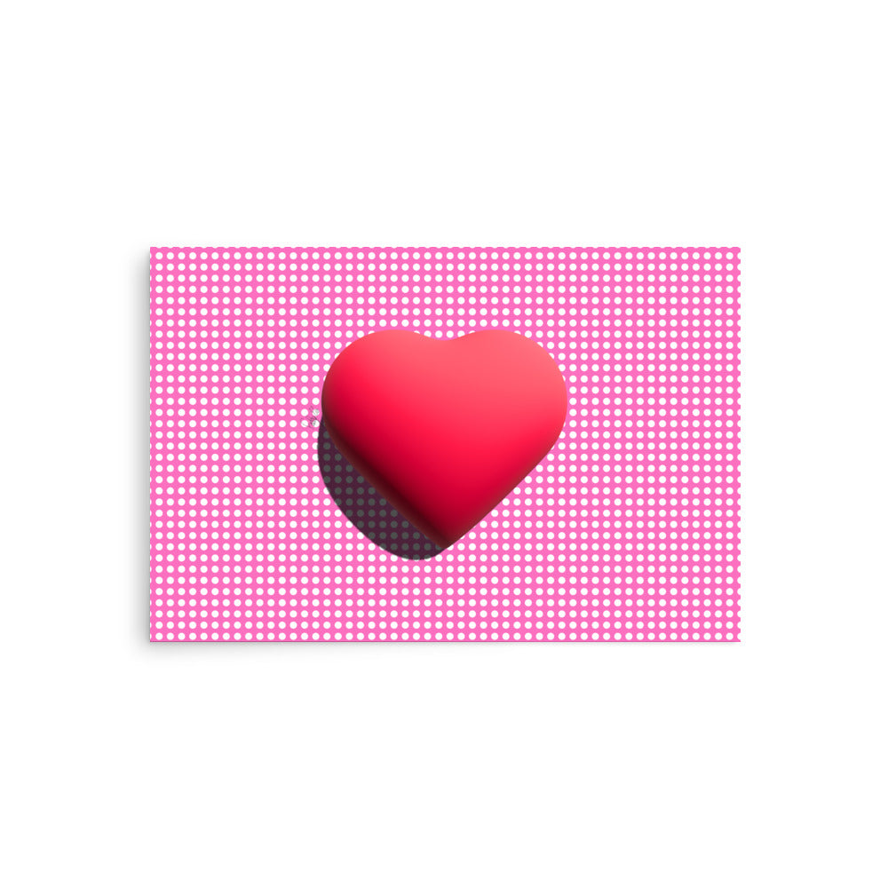 Shining heart for love Poster