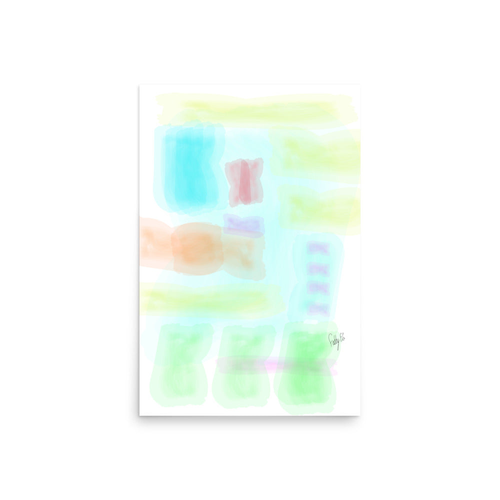 Watercolor Abstract Poster