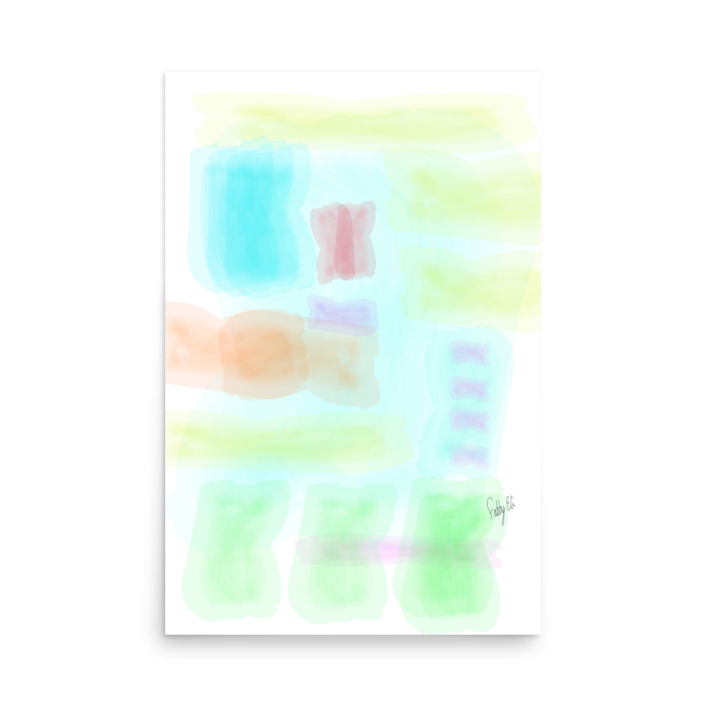 Watercolor Abstract Poster