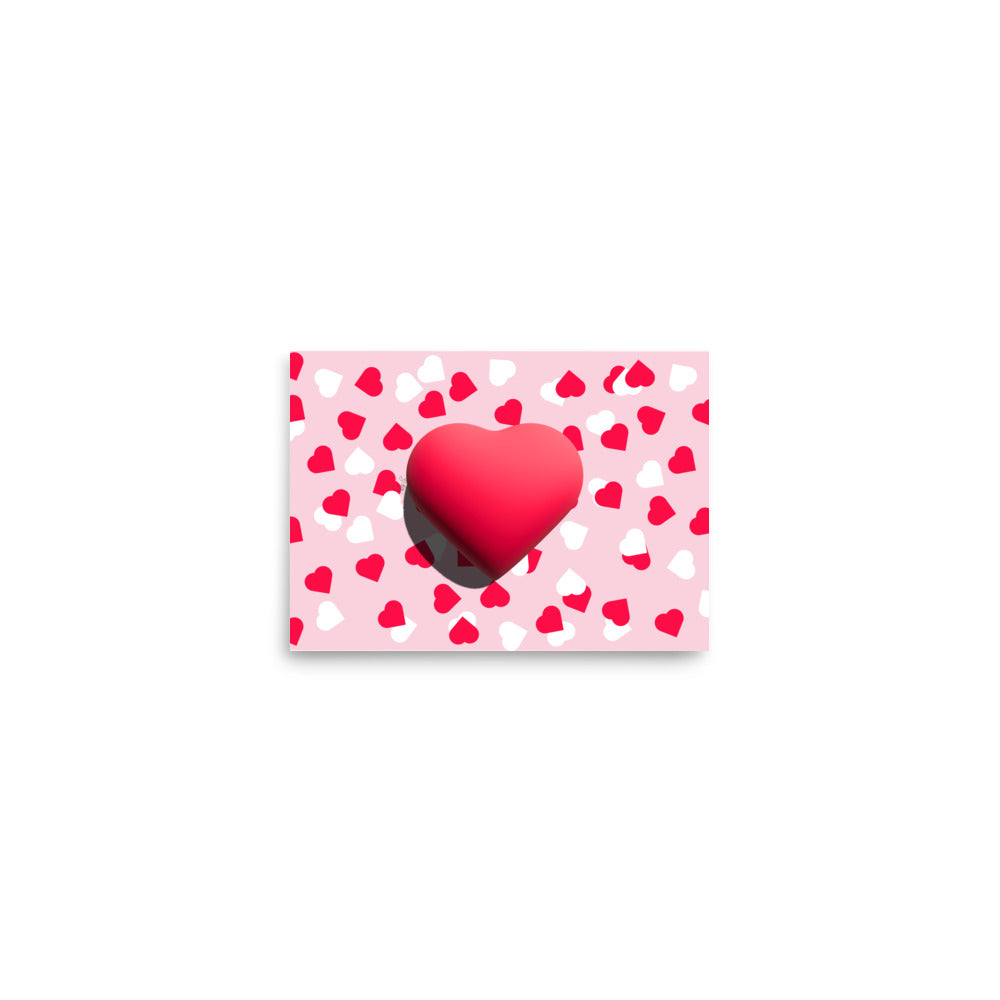 Valentines heart for love Poster