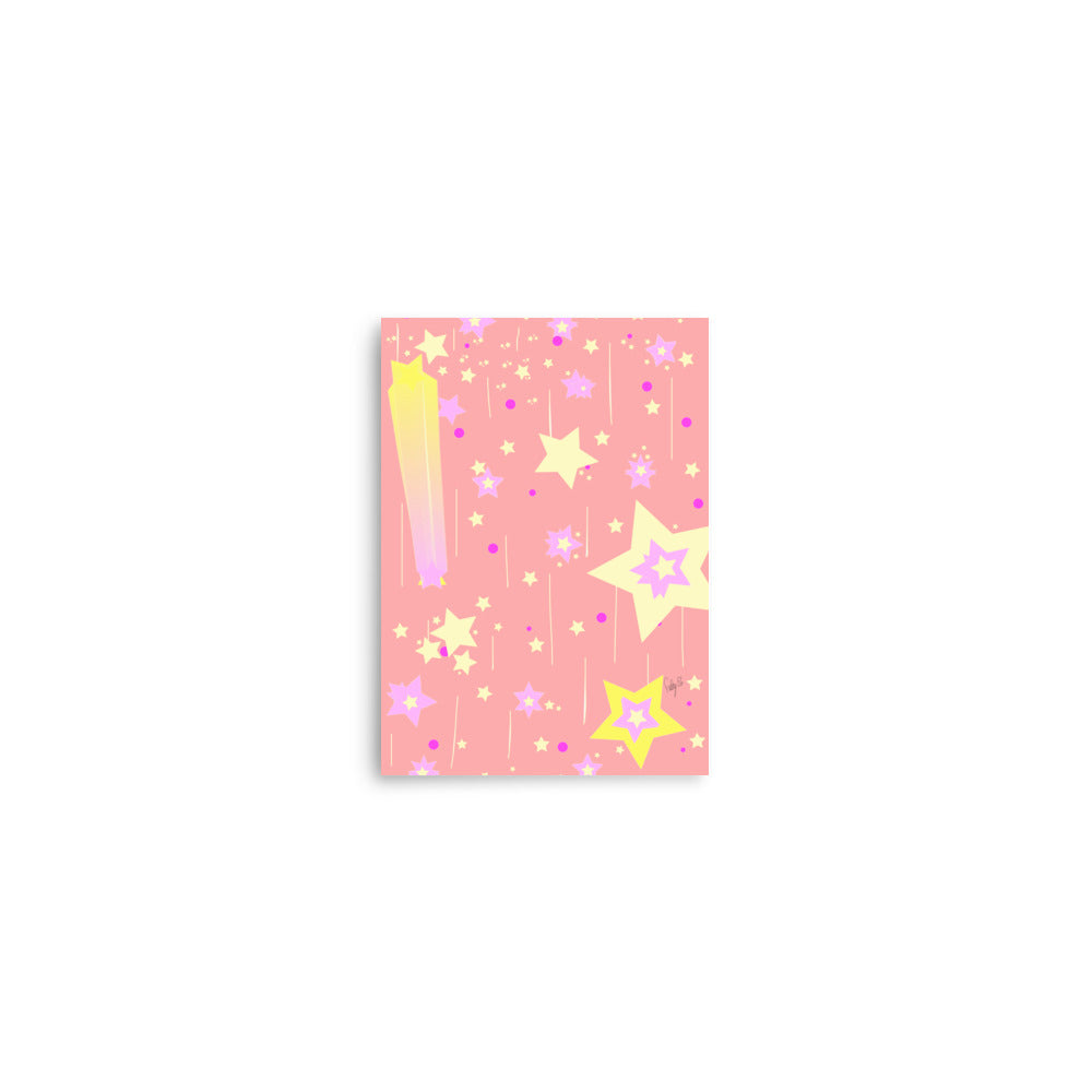 Yellow Stars Poster