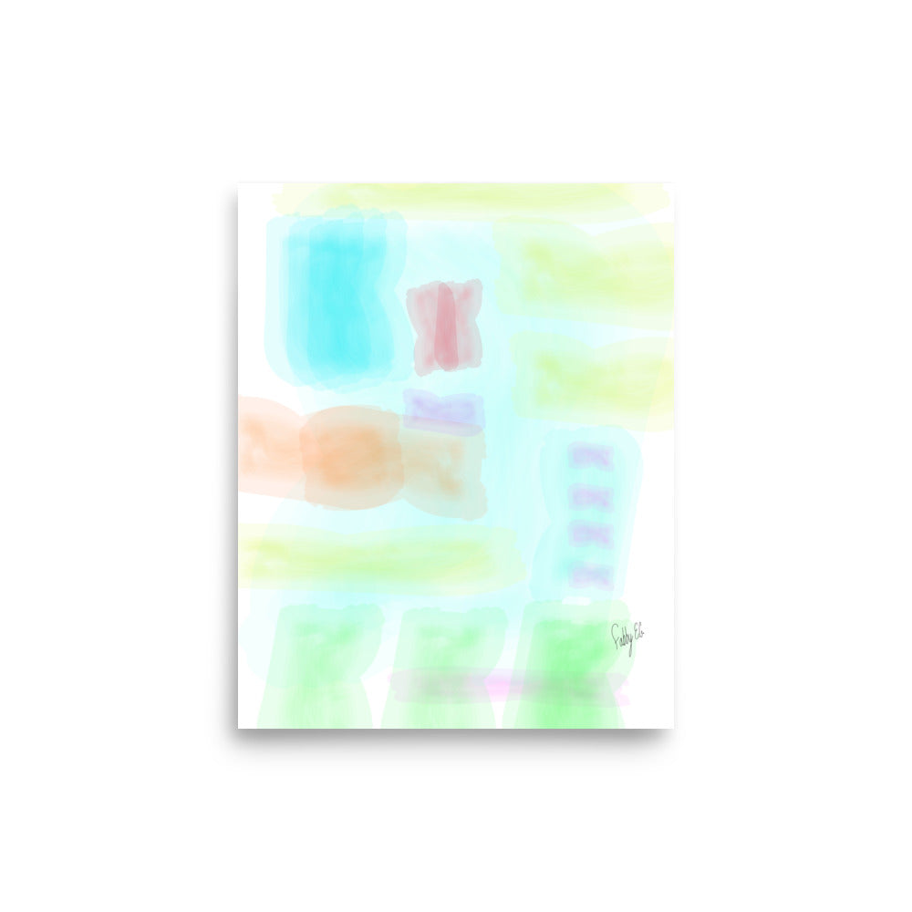Watercolor Abstract Poster