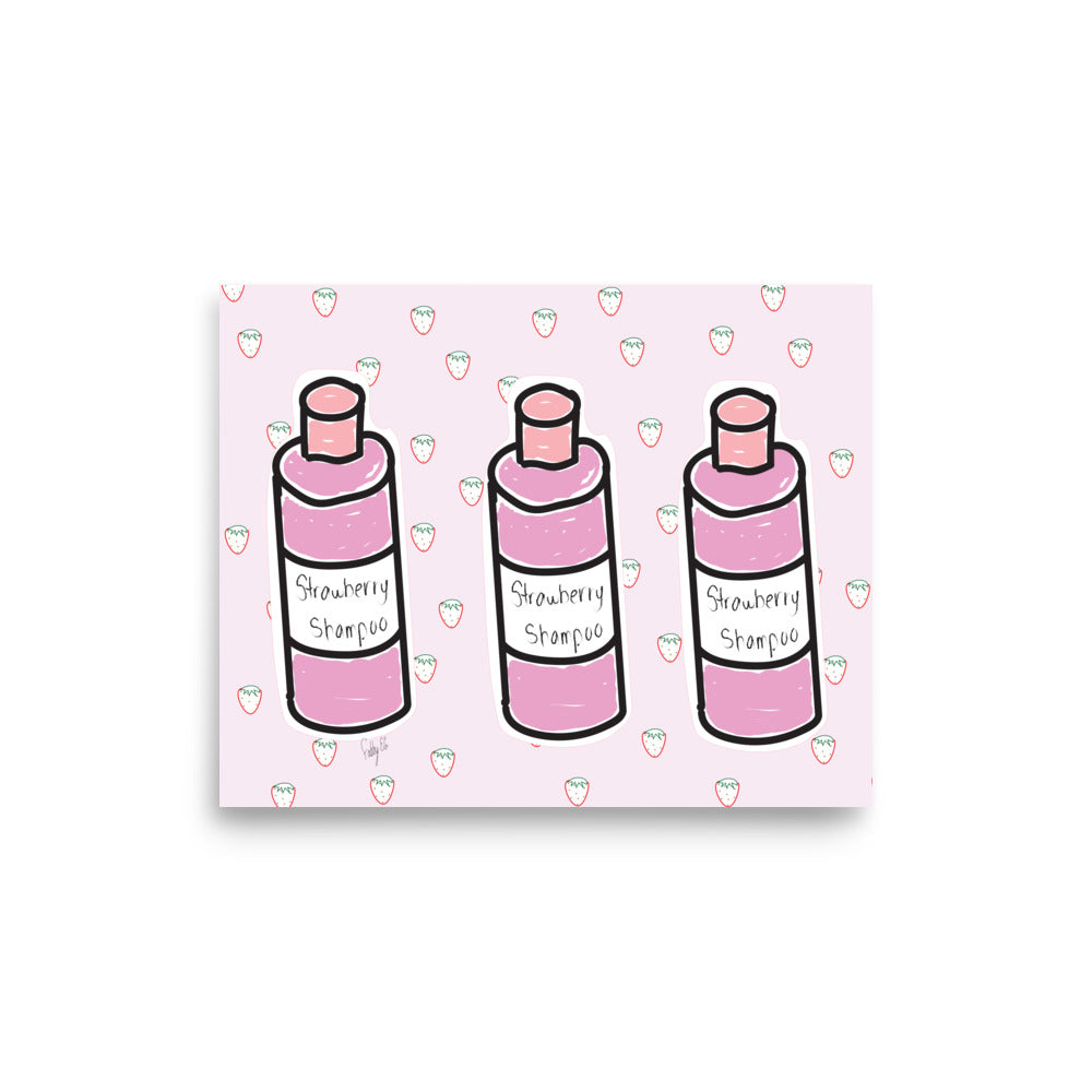 Strawberry Shampoo Poster