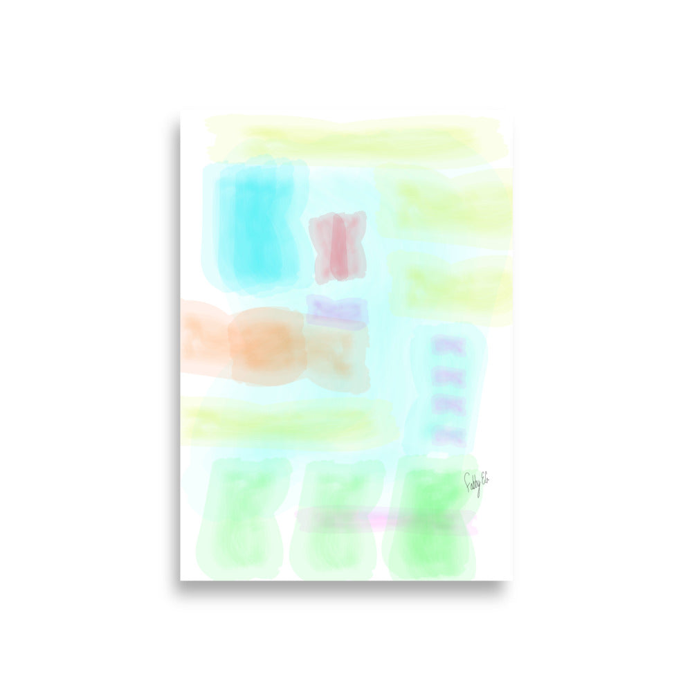 Watercolor Abstract Poster
