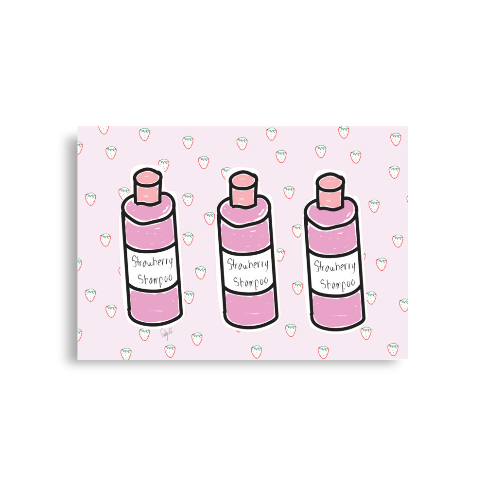 Strawberry Shampoo Poster