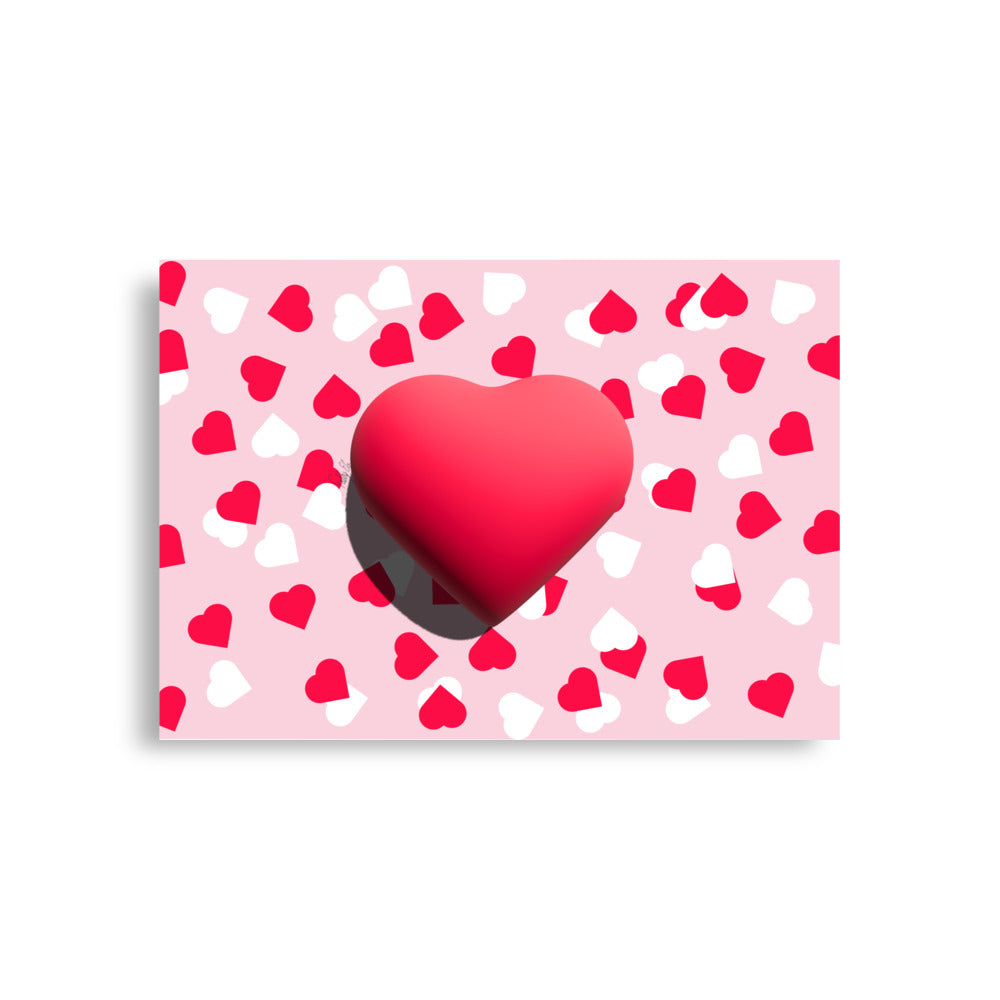 Valentines heart for love Poster