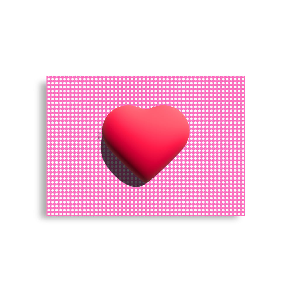 Shining heart for love Poster