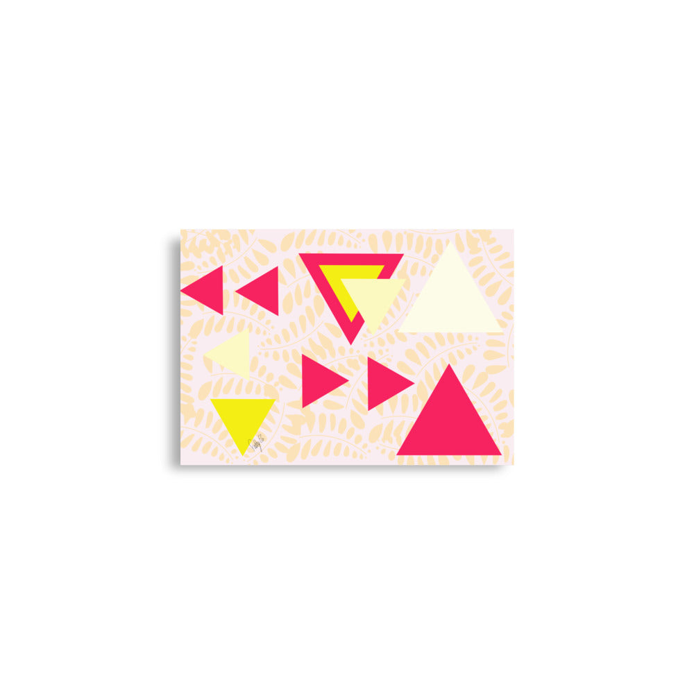 Triangular petals Poster