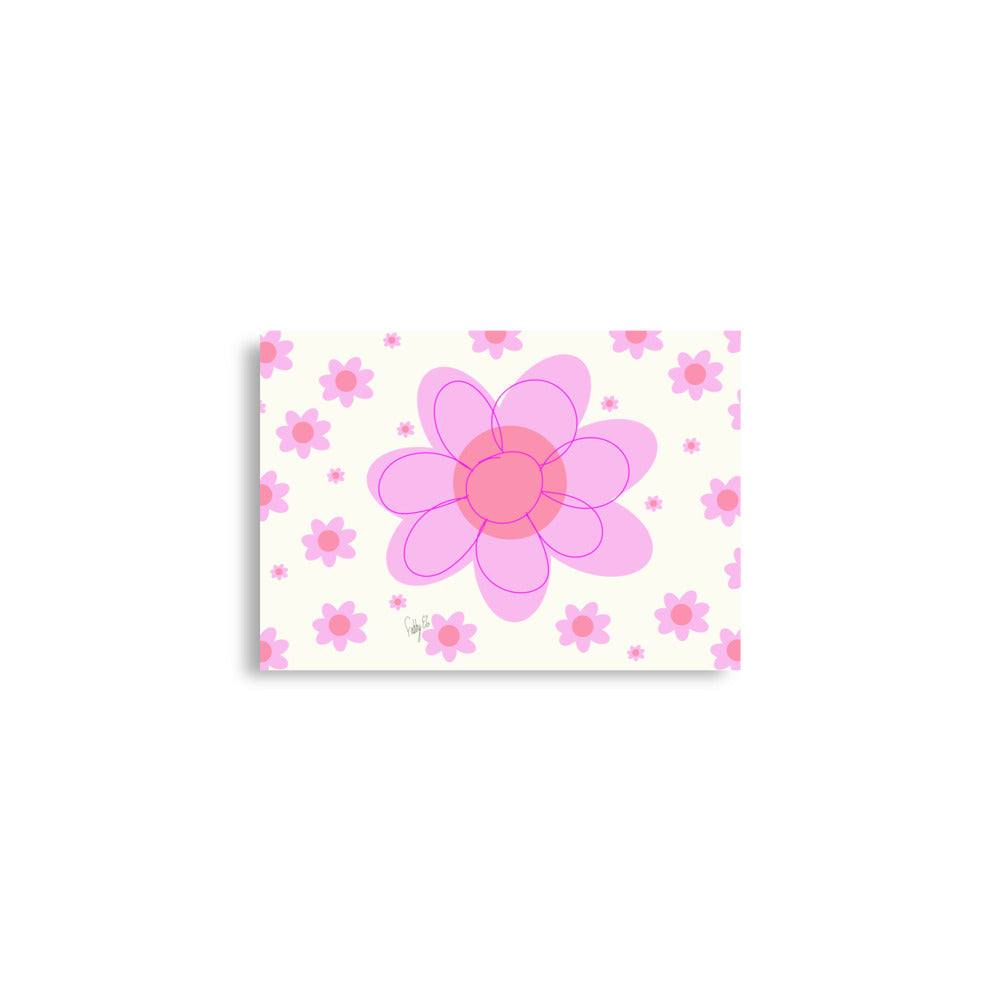 Pink Flower Poster